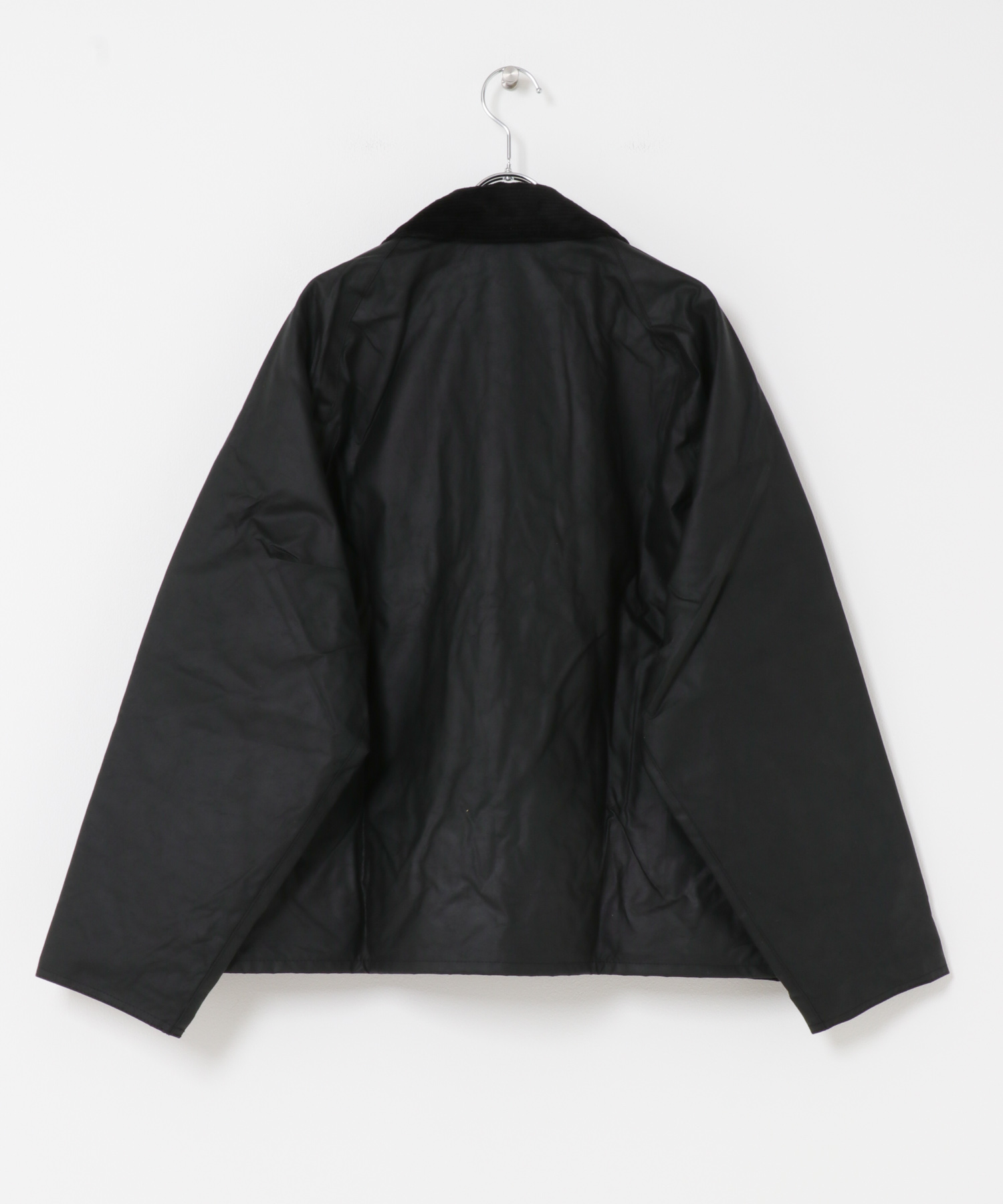 Barbour　OS TRANSPORT WAX JACKET BLACK 36