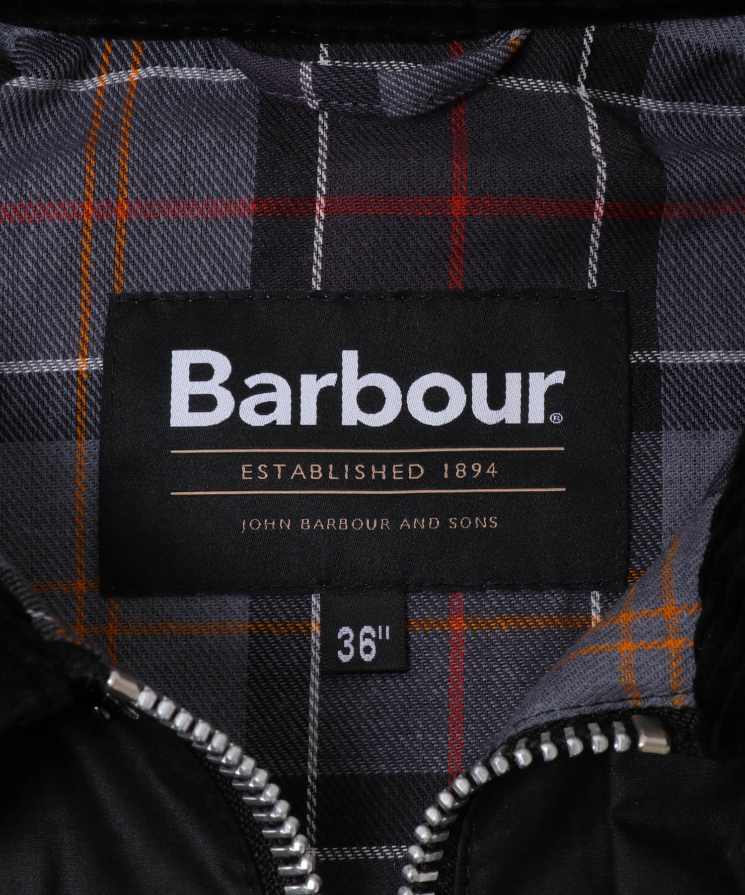 Barbour　OS TRANSPORT WAX JACKET BLACK 36