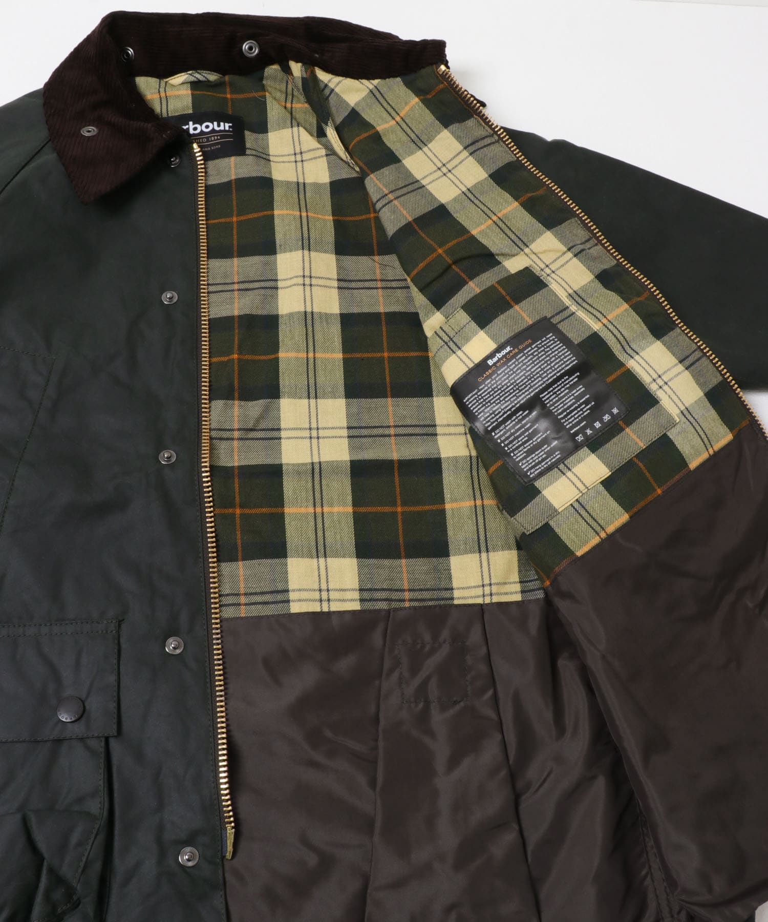 Barbour　OS BEDALE WAX JACKET SAGE 36