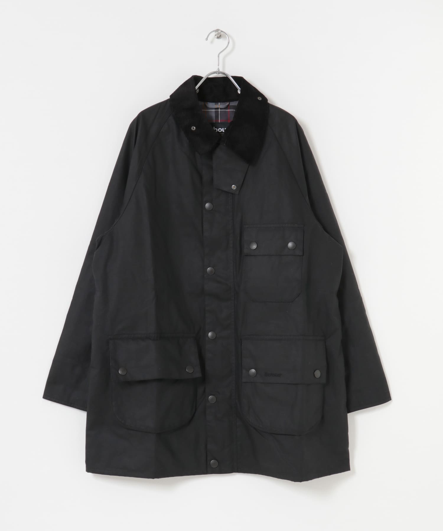 Barbour　OS SOLWAY WAX JACKET BLACK 36