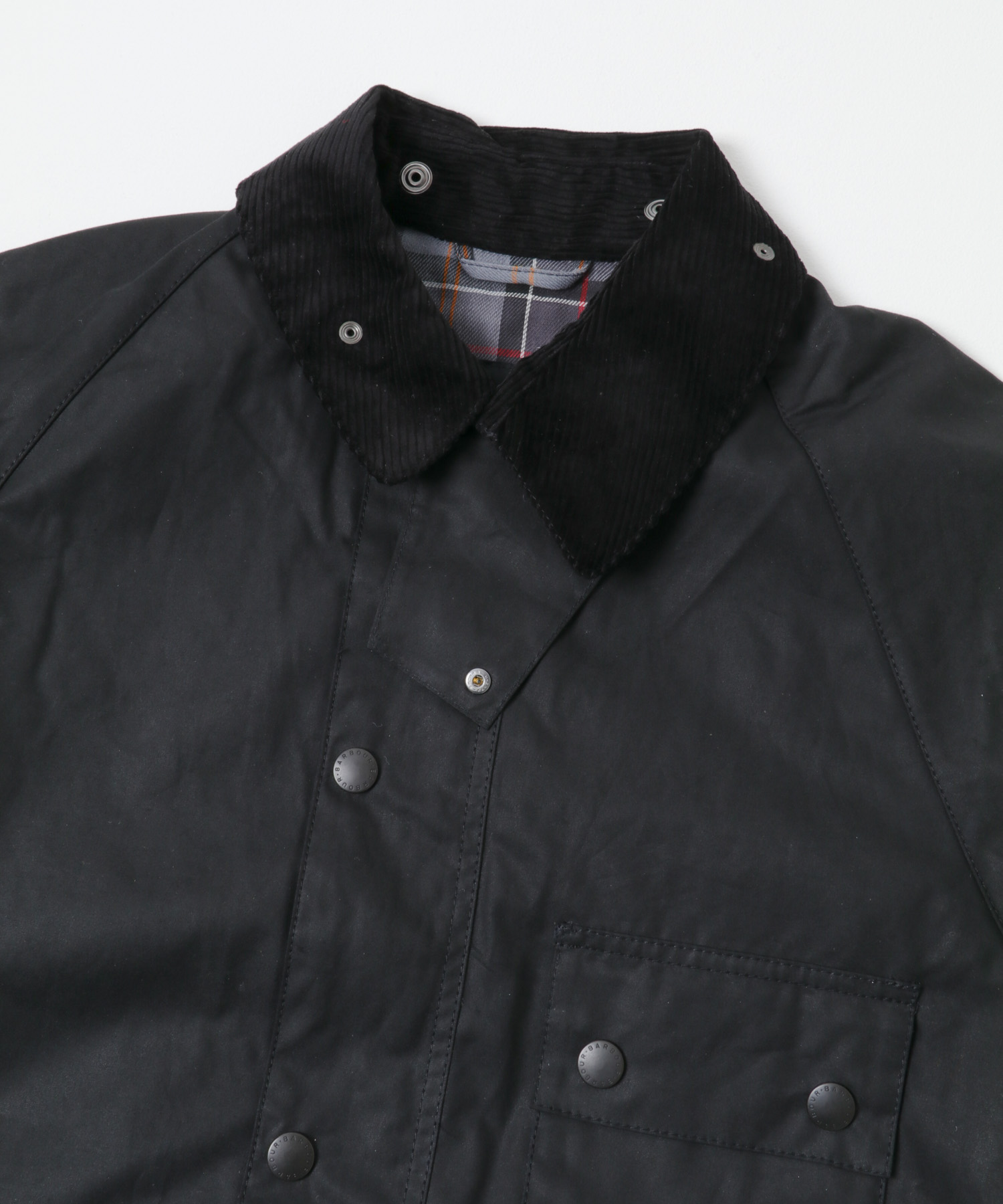 Barbour　OS SOLWAY WAX JACKET BLACK 36