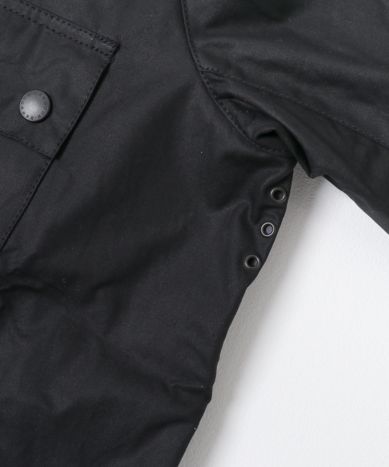 Barbour　OS SOLWAY WAX JACKET BLACK 36