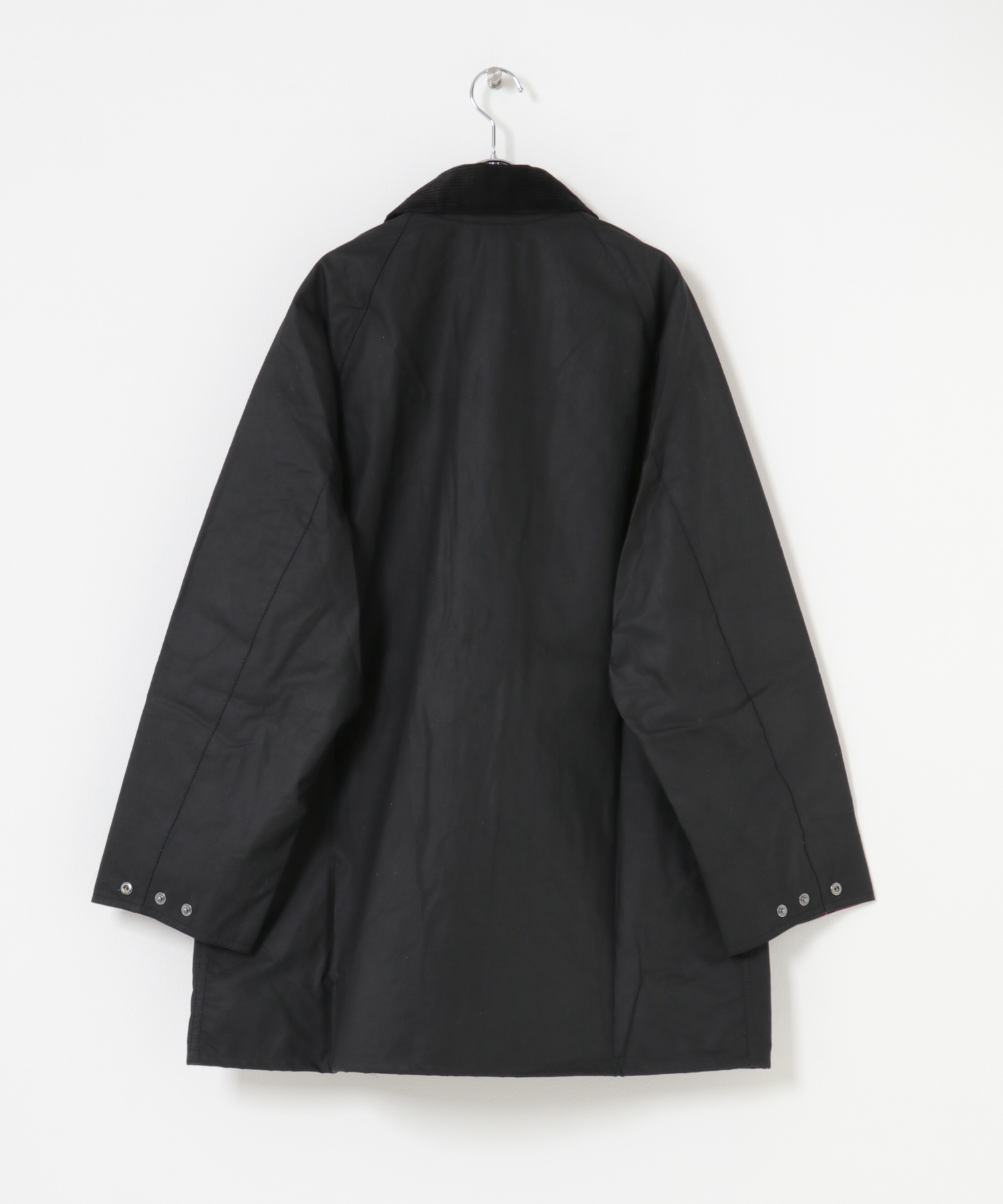 Barbour　OS SOLWAY WAX JACKET BLACK 38