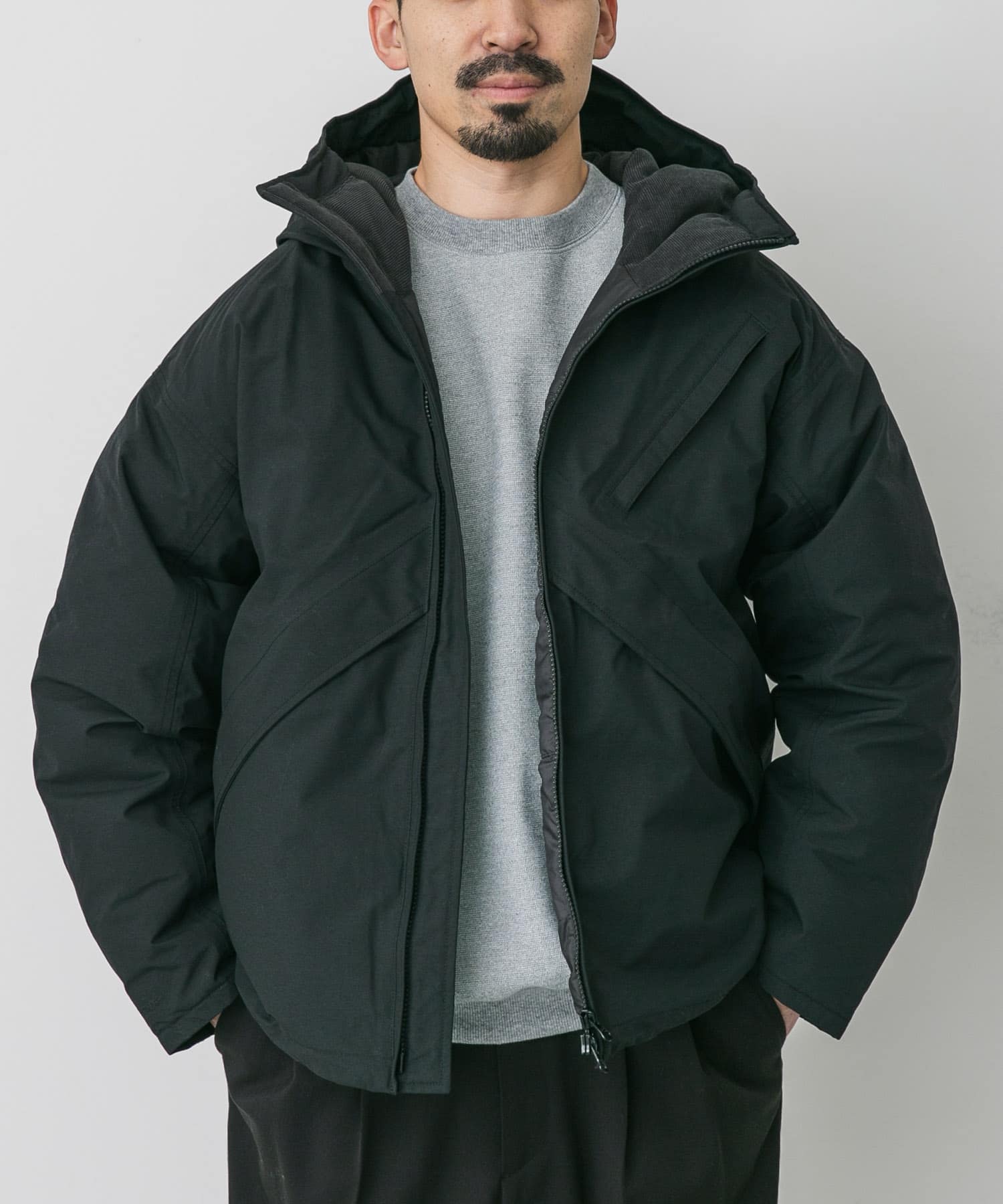 THE NORTH FACE PURPLE LABEL GORE-TEX Field Down Jacket(M Black(K