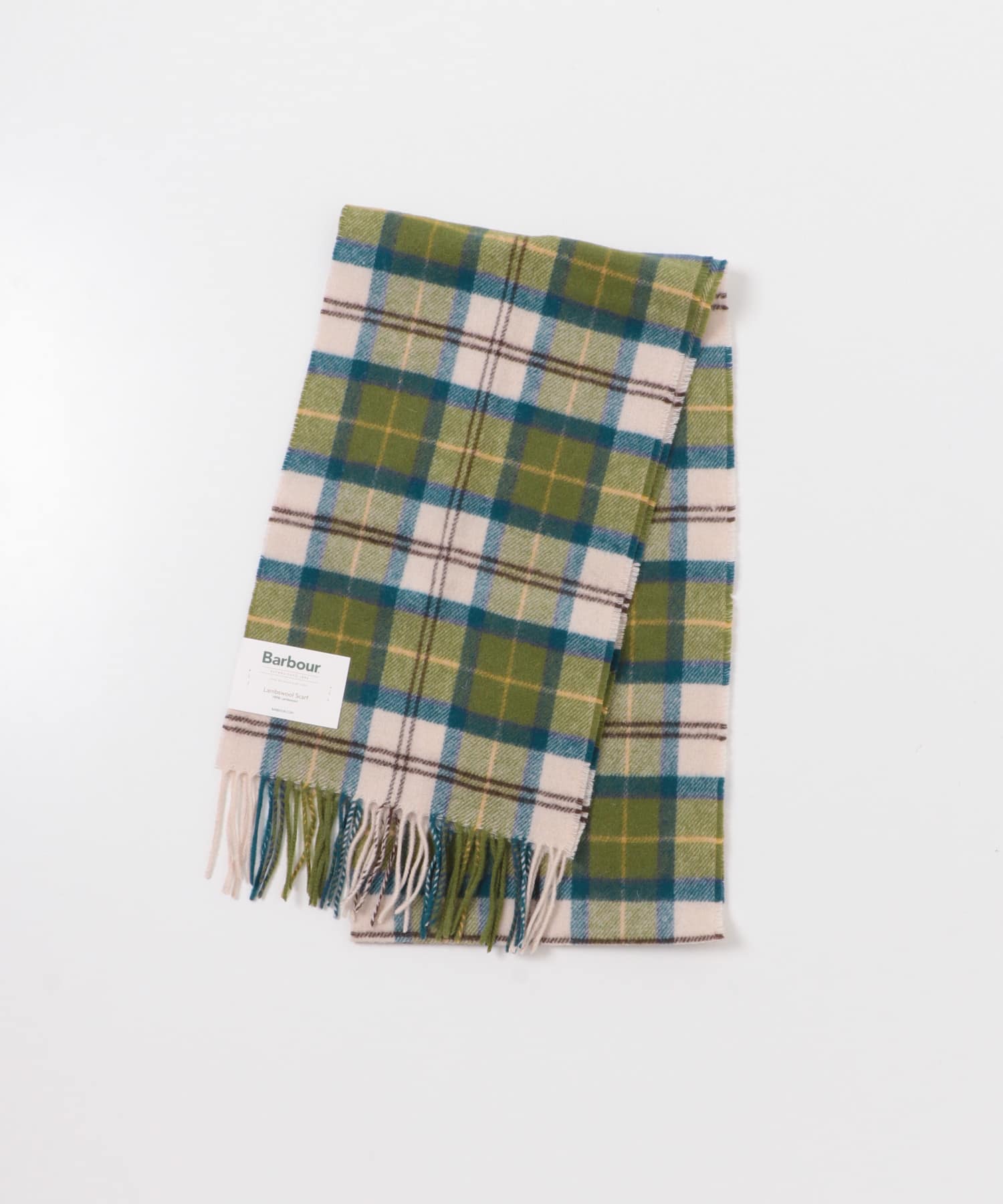 Barbour　TARTAN LAMBSWOOL SCARF ANCIENT One