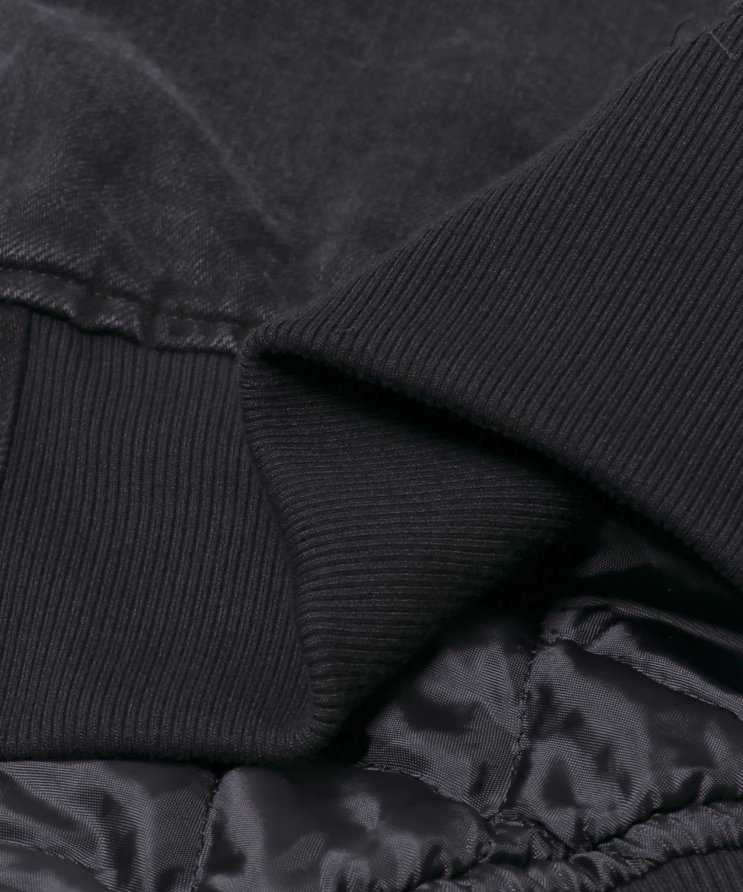 marka　PUFFEDDENIMBOMBERJACKET BLACK 2