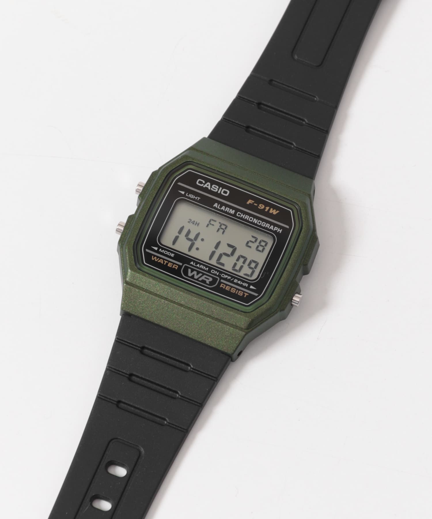 CASIO　F-91WM OLIVE/BLK Free