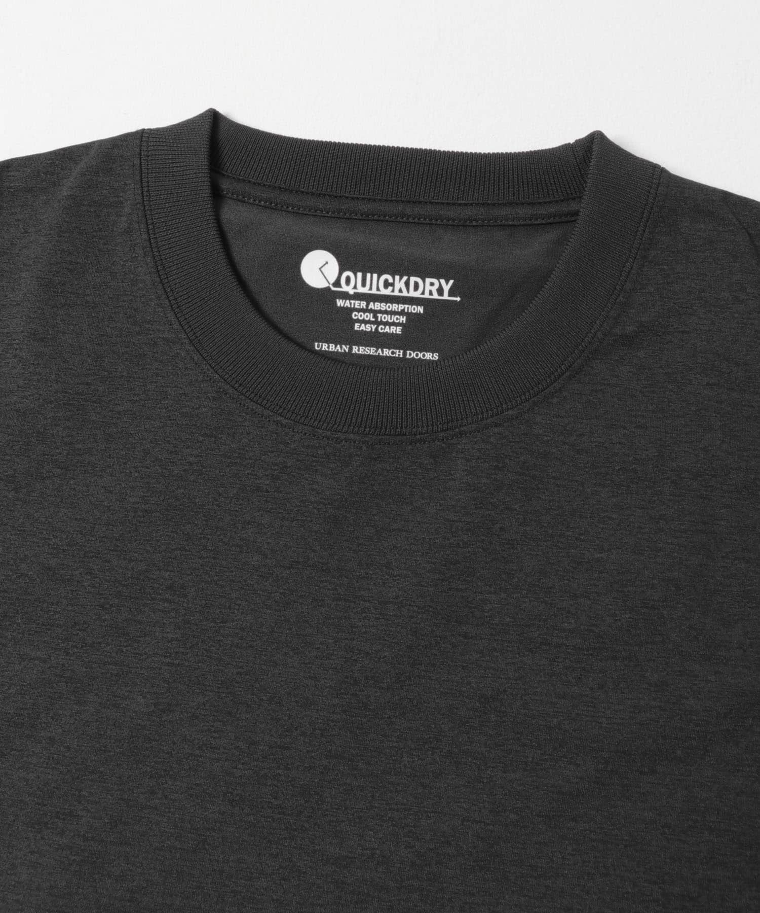 クイックドライ ドロストロングスリーブTシャツ CHARCOAL M