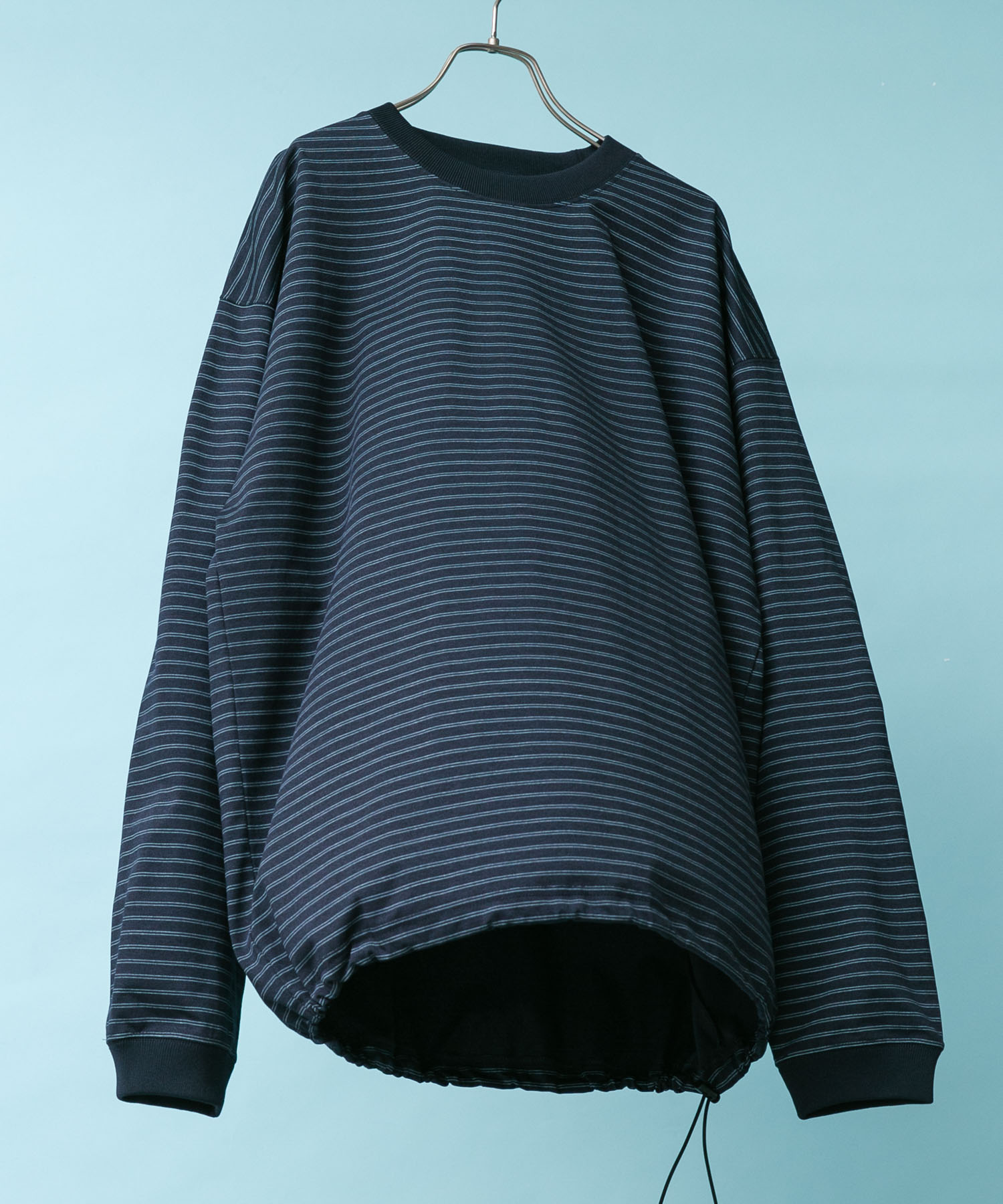 クイックドライ ドロストロングスリーブTシャツ NVYxGRY M