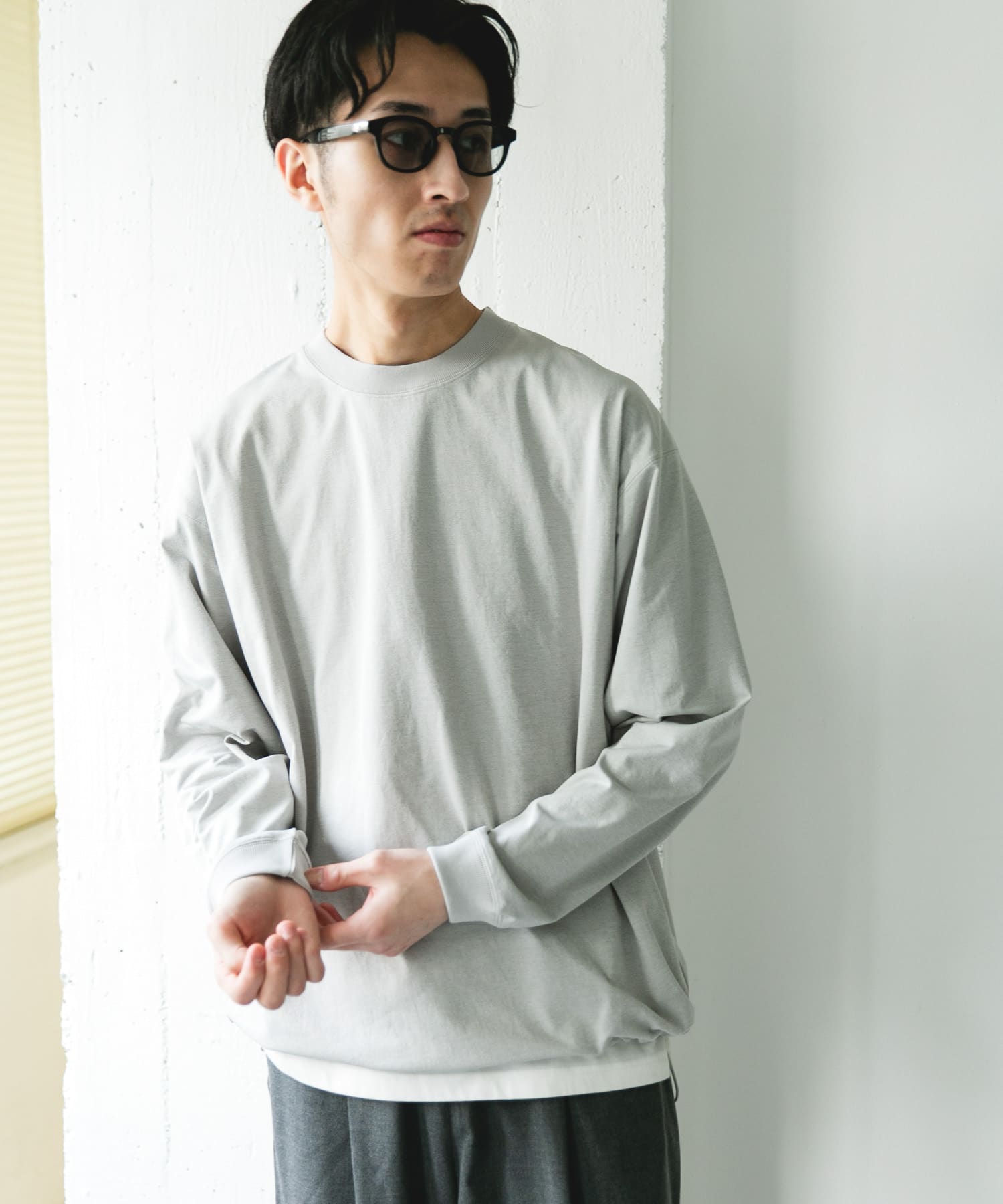 身長：180cm サイズ：L