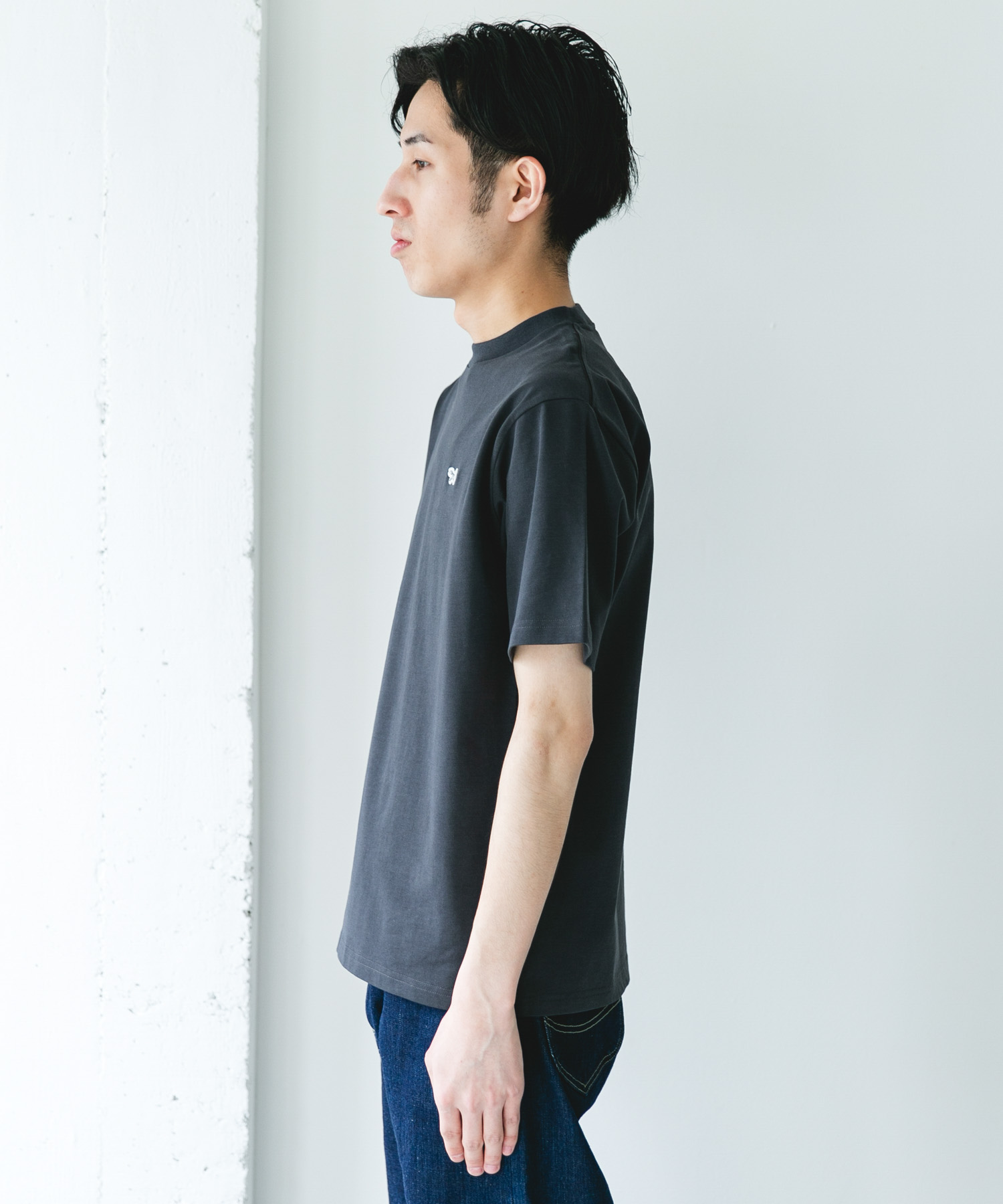 『別注』PENNEYS×DOORS　THE FOX 天竺 LONG-SLEEVE T-SHIRTS CHARCOAL M