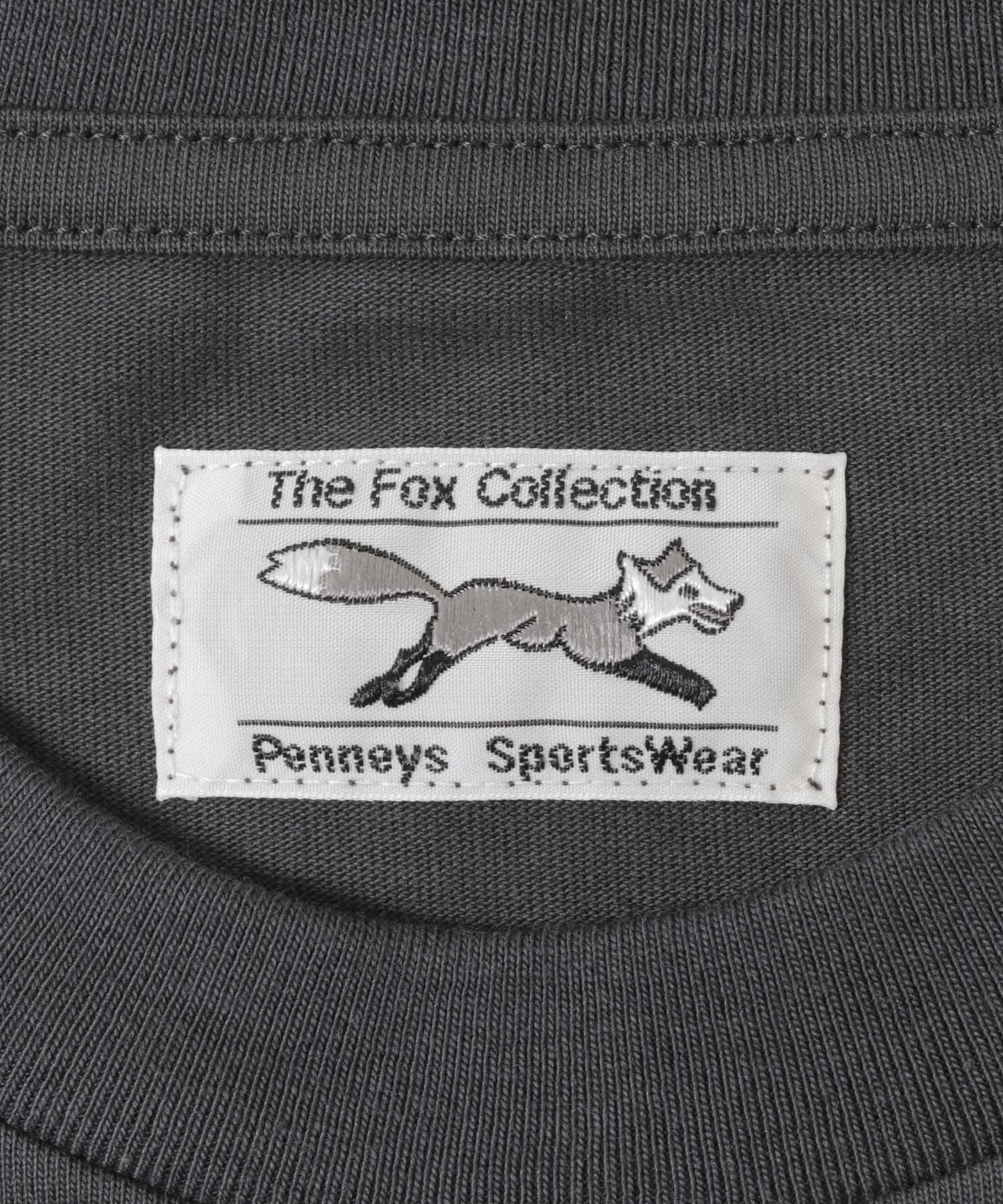 『別注』PENNEYS×DOORS　THE FOX 天竺 LONG-SLEEVE T-SHIRTS CHARCOAL M