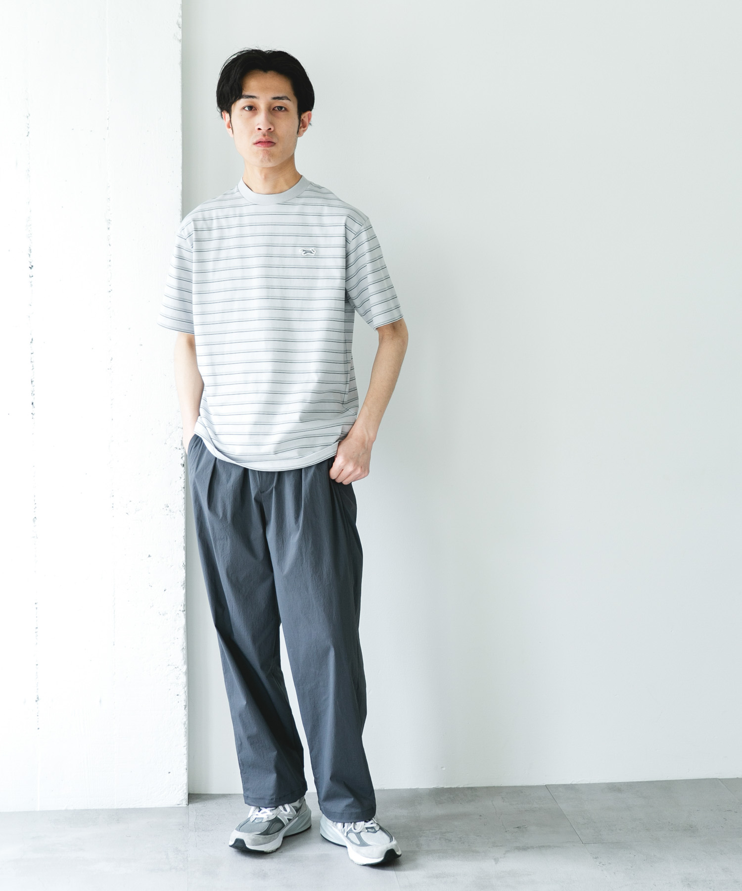 『別注』PENNEYS×DOORS　THE FOX 天竺 LONG-SLEEVE T-SHIRTS GRY x GRN L