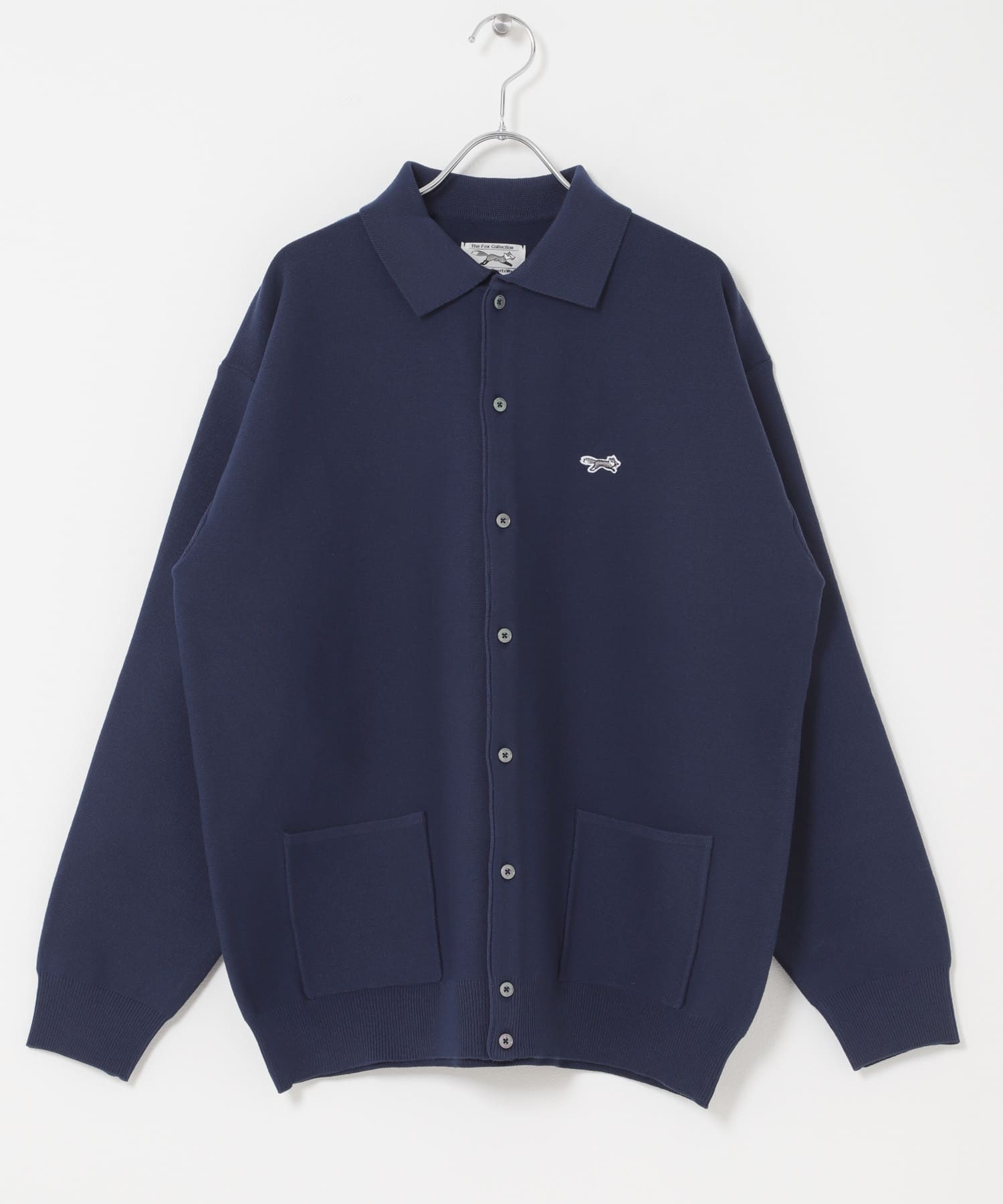 『別注』PENNEYS×DOORS　THE FOX シャツカーディガン NAVY M