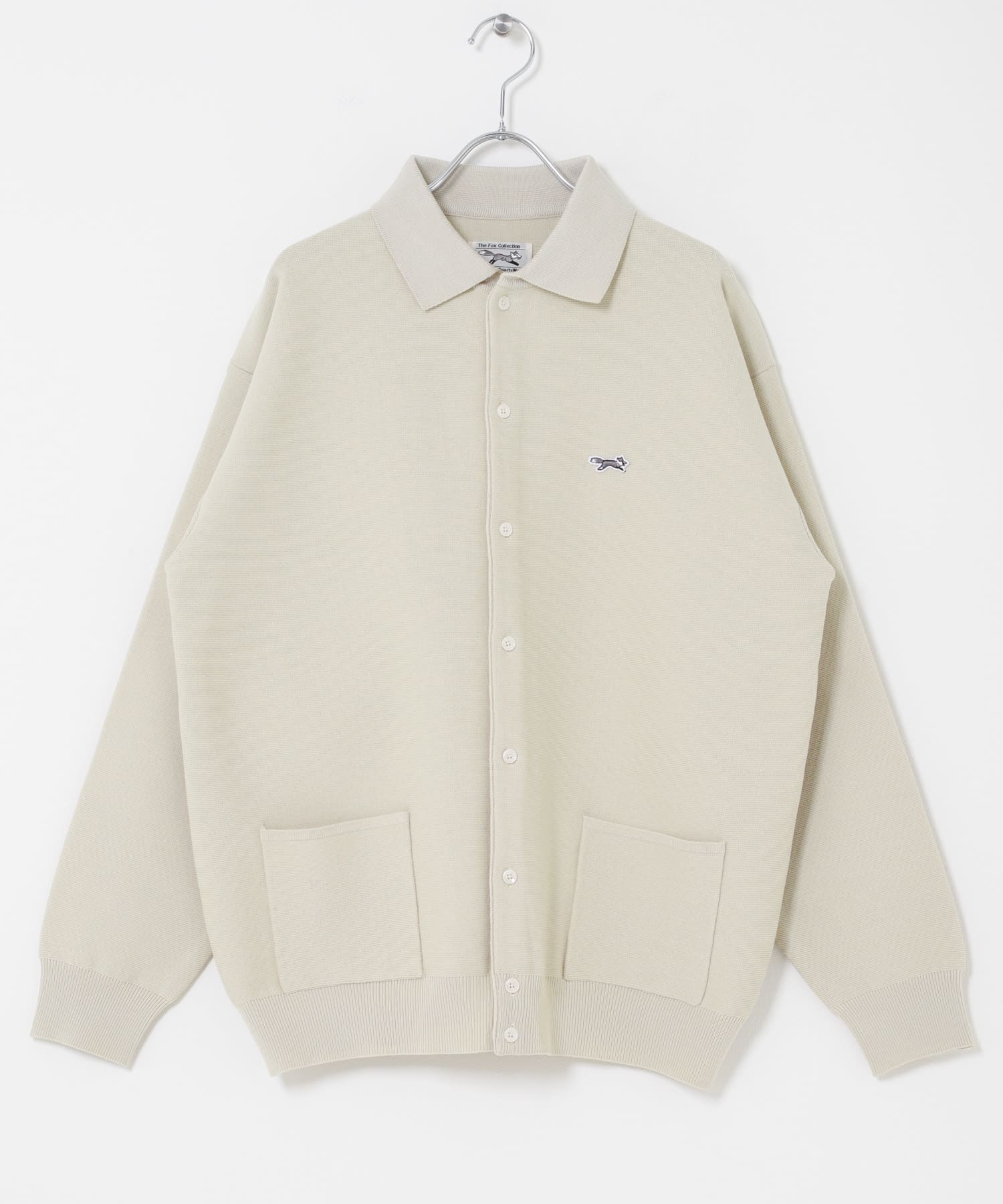 『別注』PENNEYS×DOORS　THE FOX シャツカーディガン ECRU M