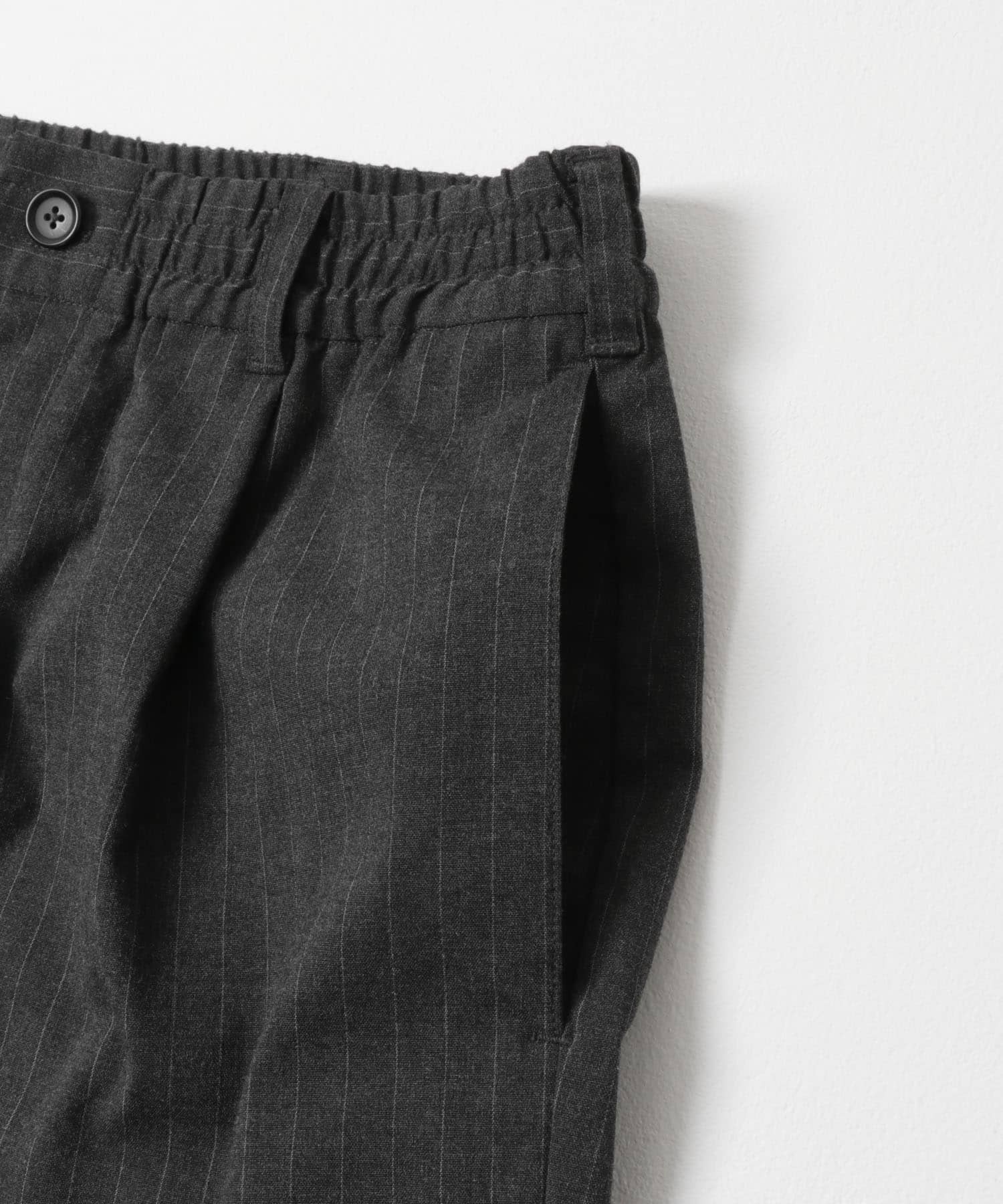 ウールライクイージートラウザー STRIPE M