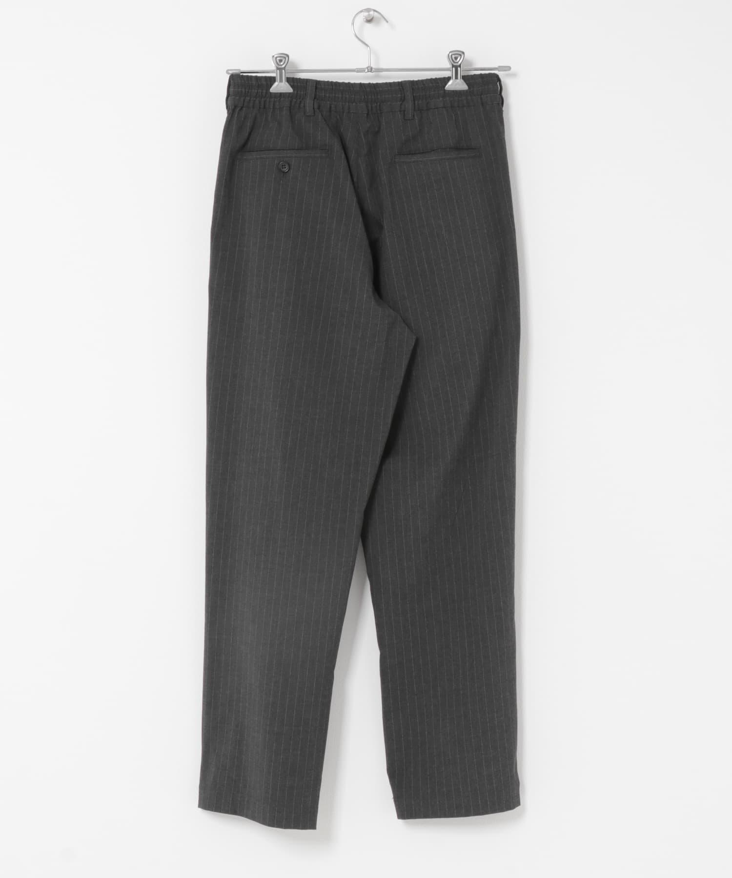 ウールライクイージートラウザー STRIPE M