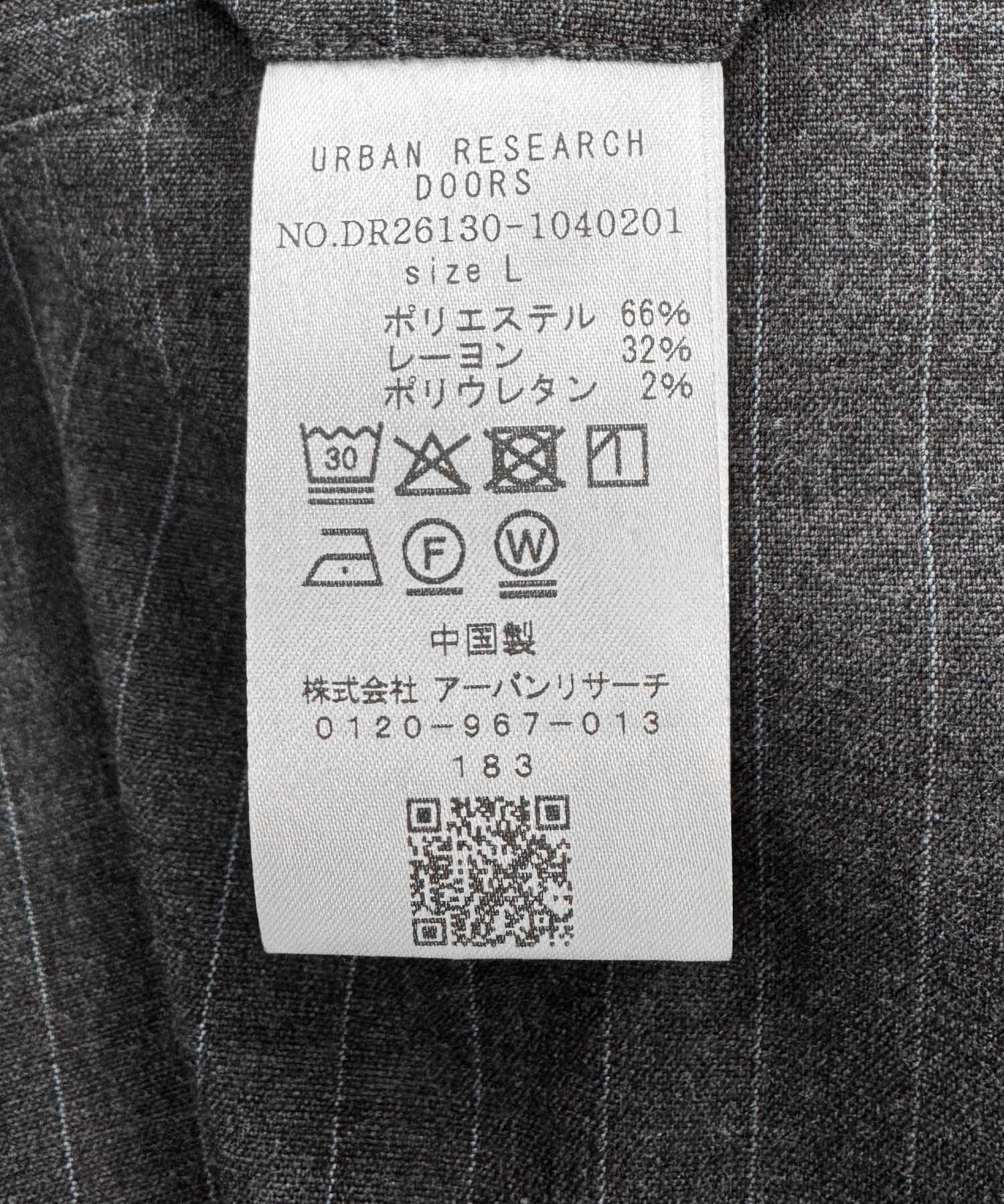 ウールライクイージートラウザー STRIPE M