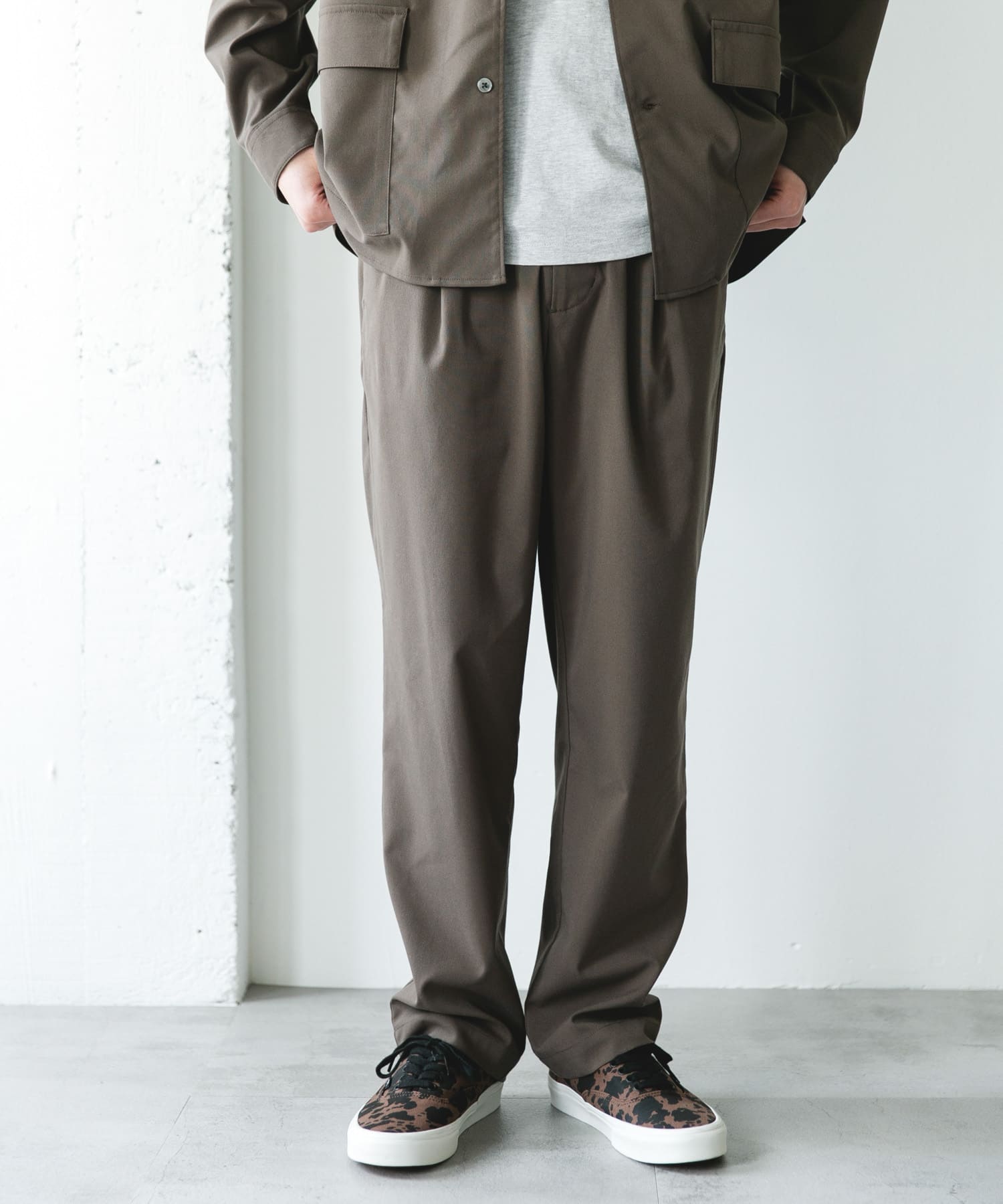 ウールライクイージートラウザー