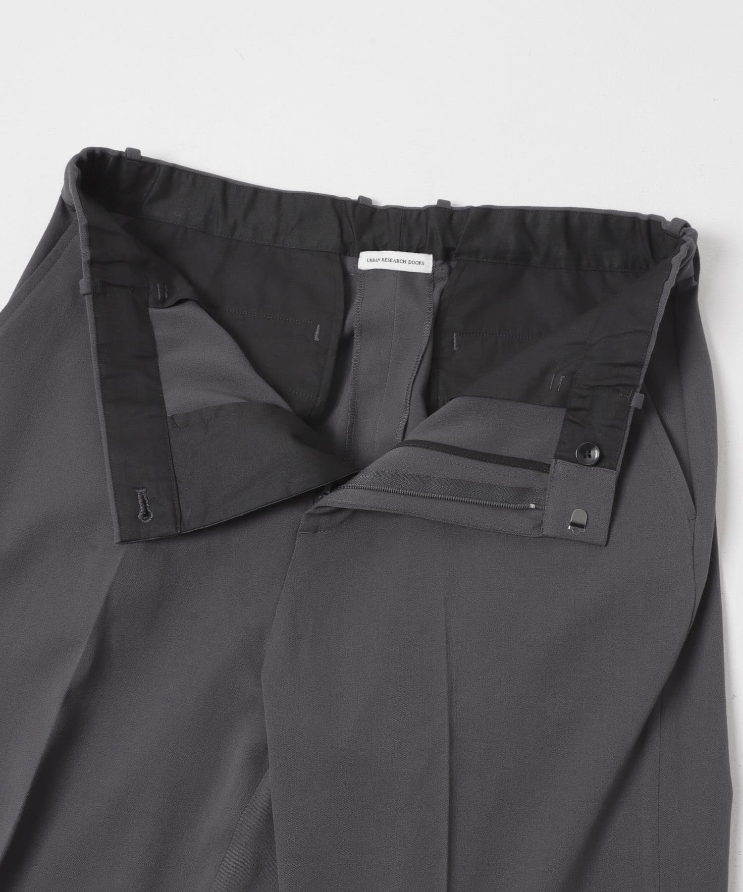 『UR TECH』完声 テーパードトラウザー CHARCOAL S