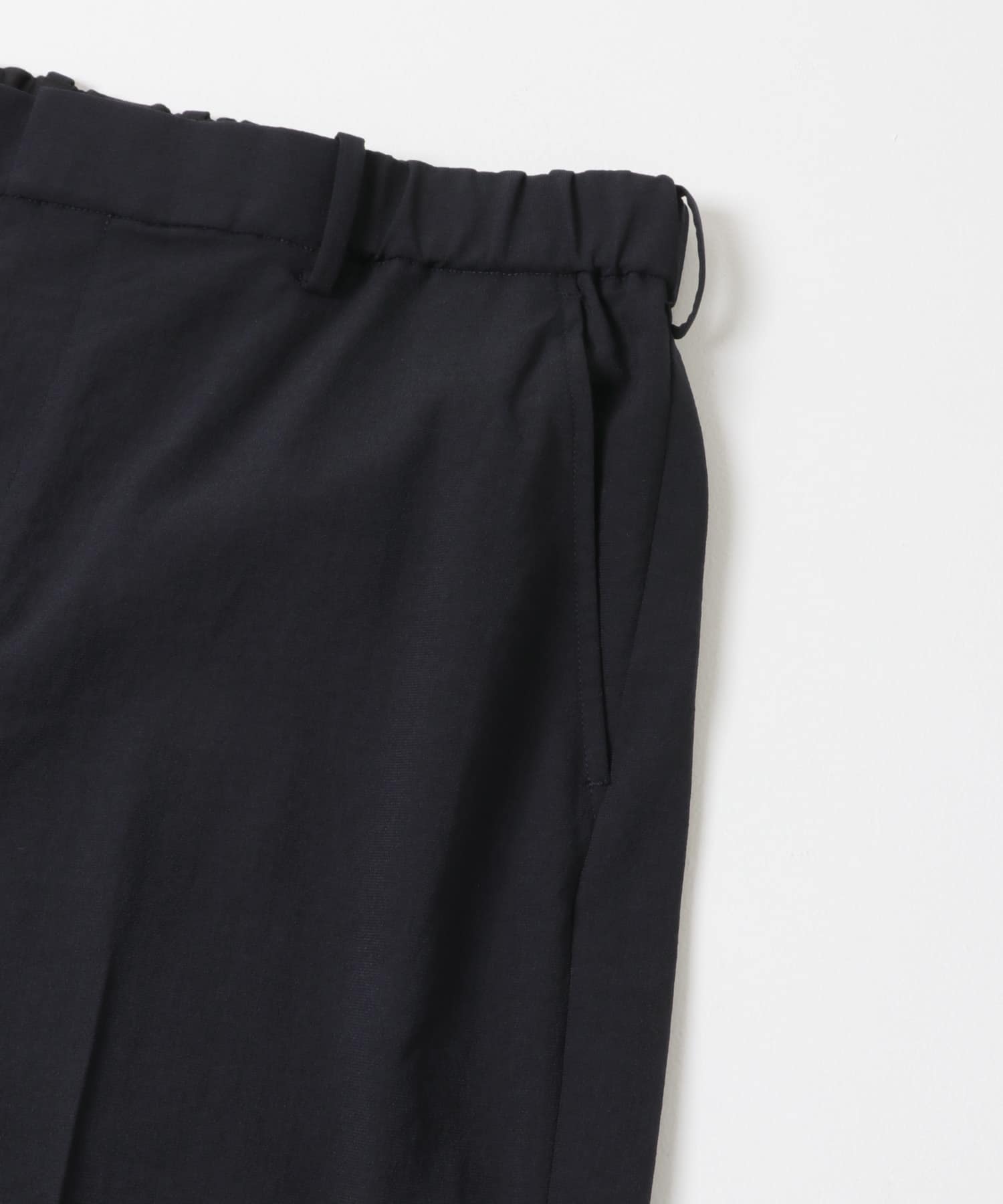 『イージーケア/速乾/UVカット』クイックドライ テーパードトラウザー NAVY S