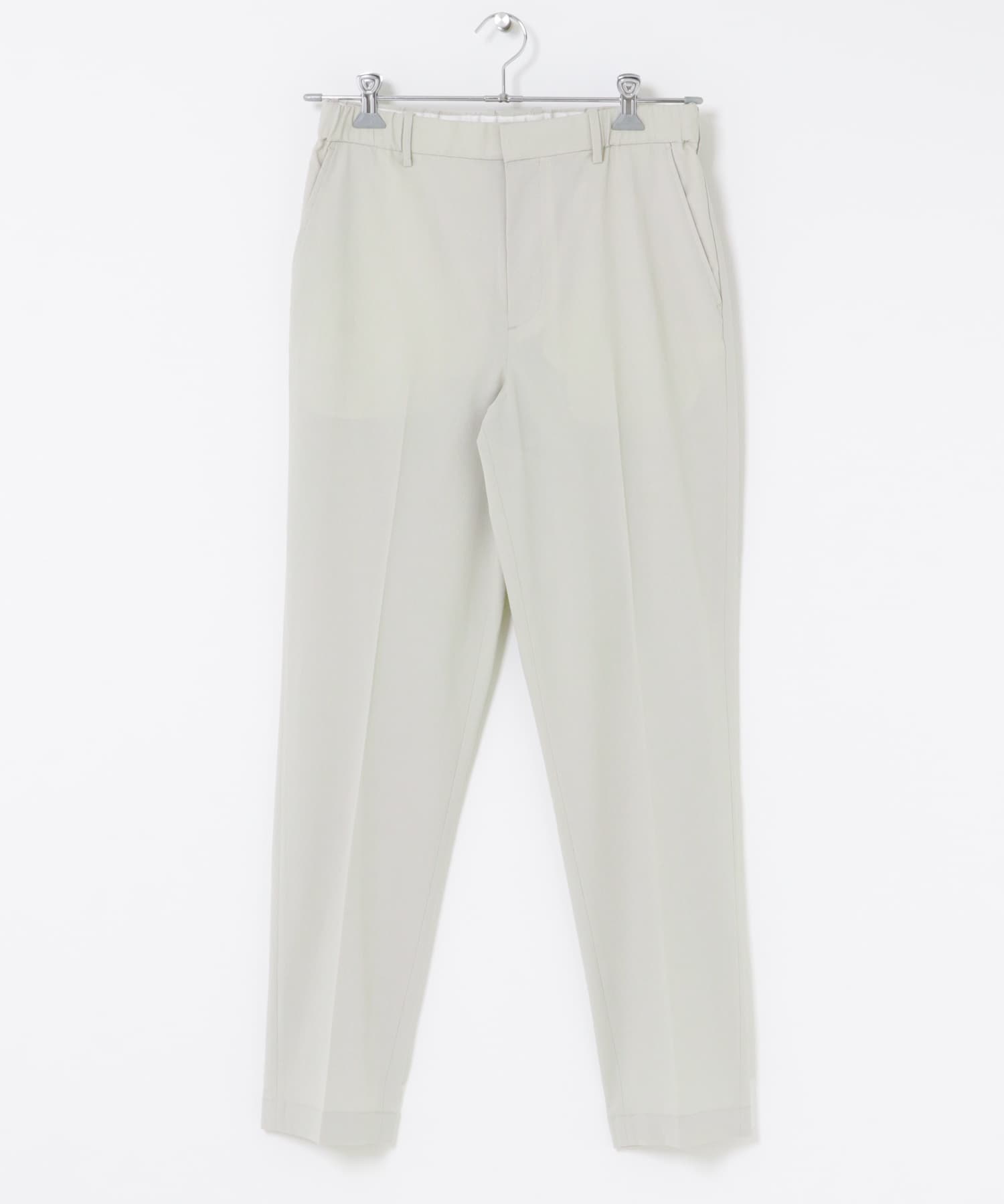 『イージーケア/速乾/UVカット』クイックドライ テーパードトラウザー CHALK S