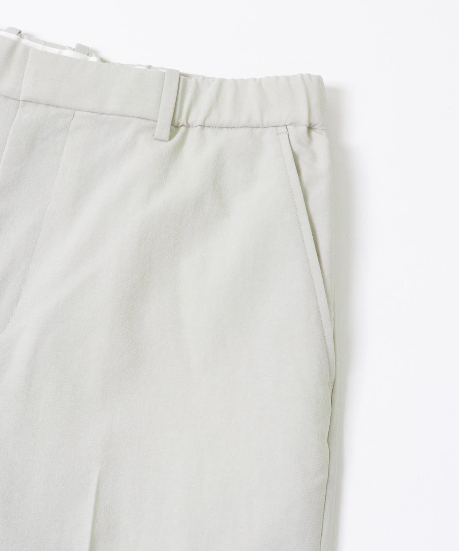 『イージーケア/速乾/UVカット』クイックドライ テーパードトラウザー CHALK S