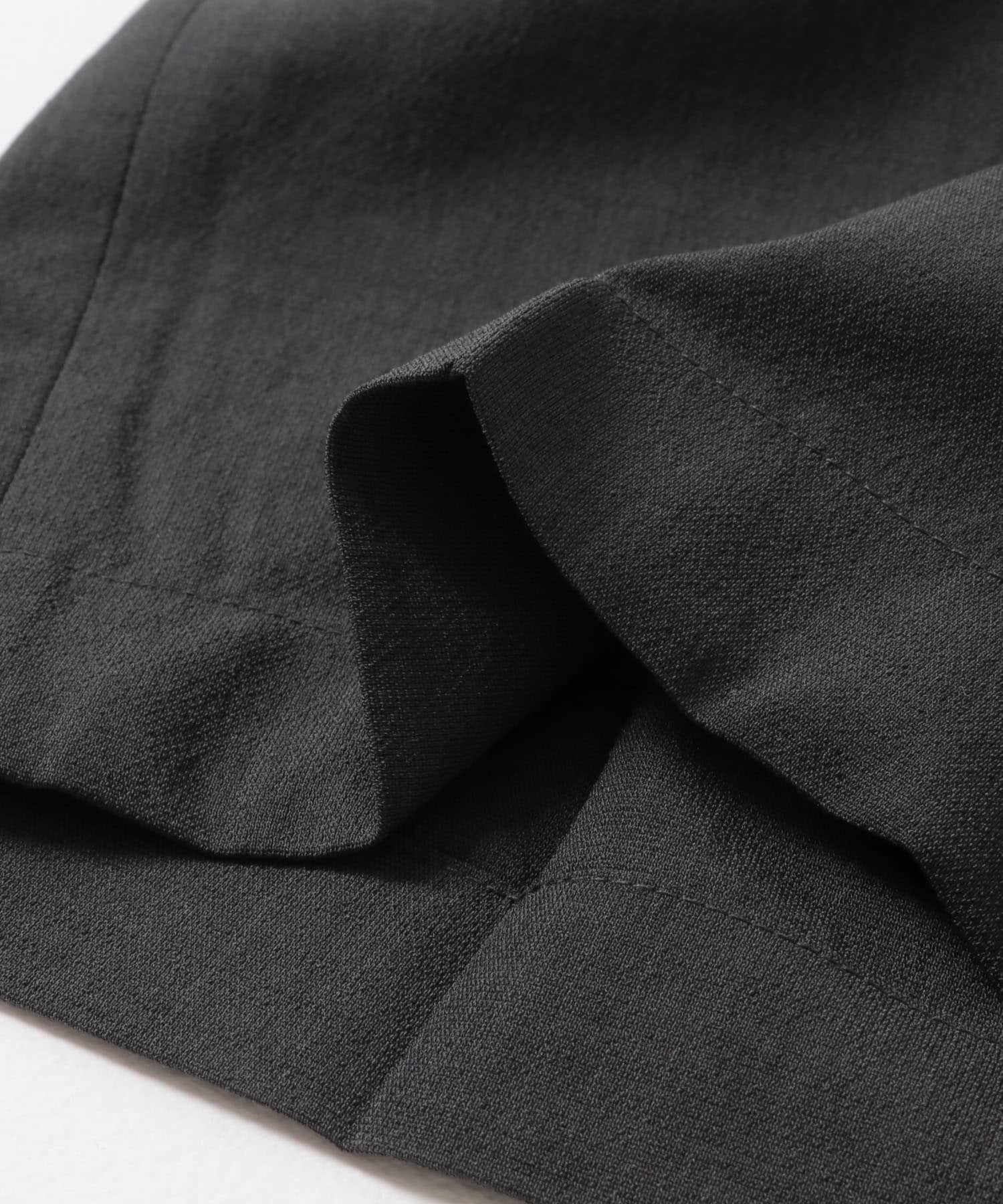 『イージーケア/速乾/UVカット』クイックドライ 2タック ワイドトラウザー CHARCOAL S