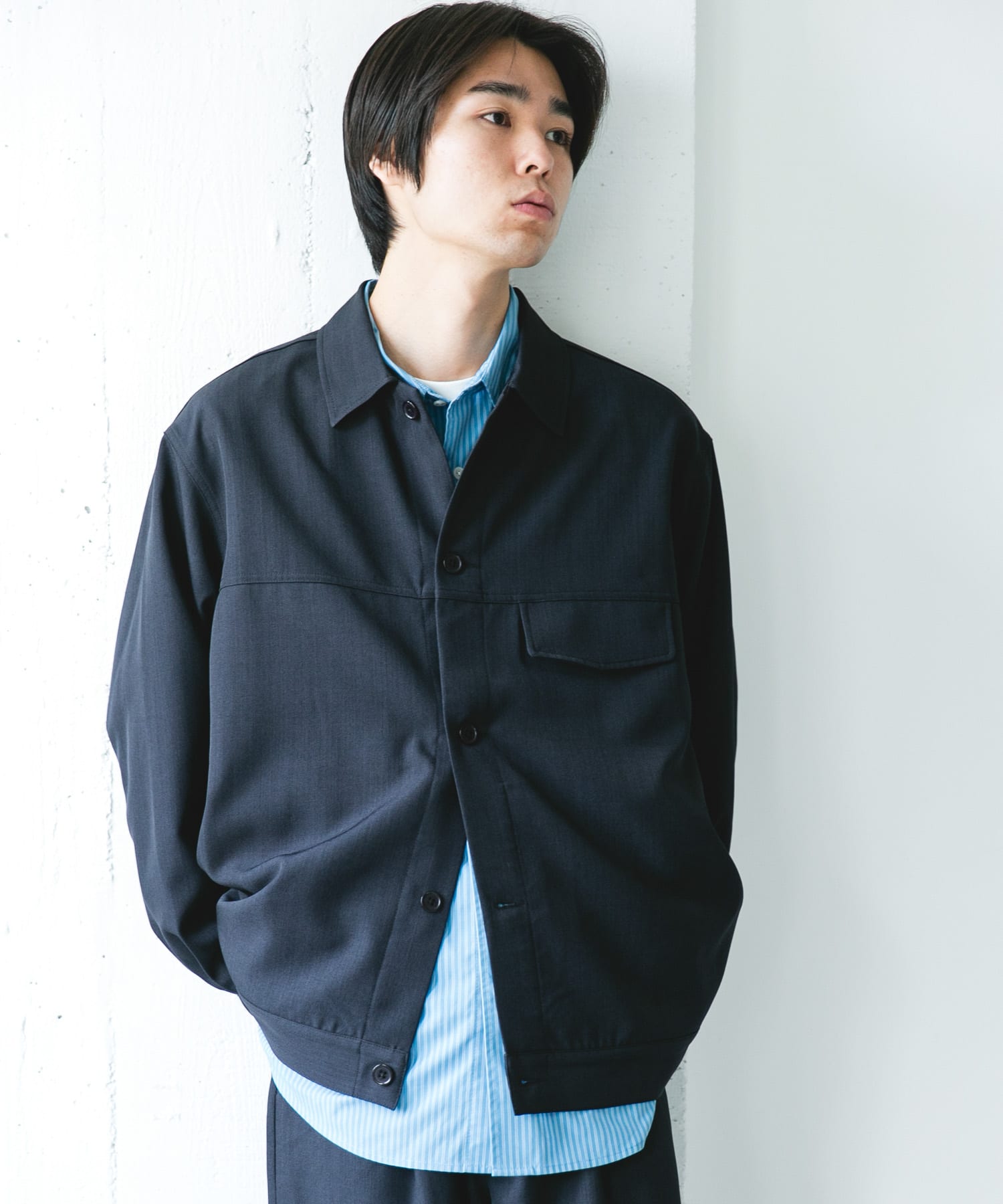 身長：177cm サイズ：L