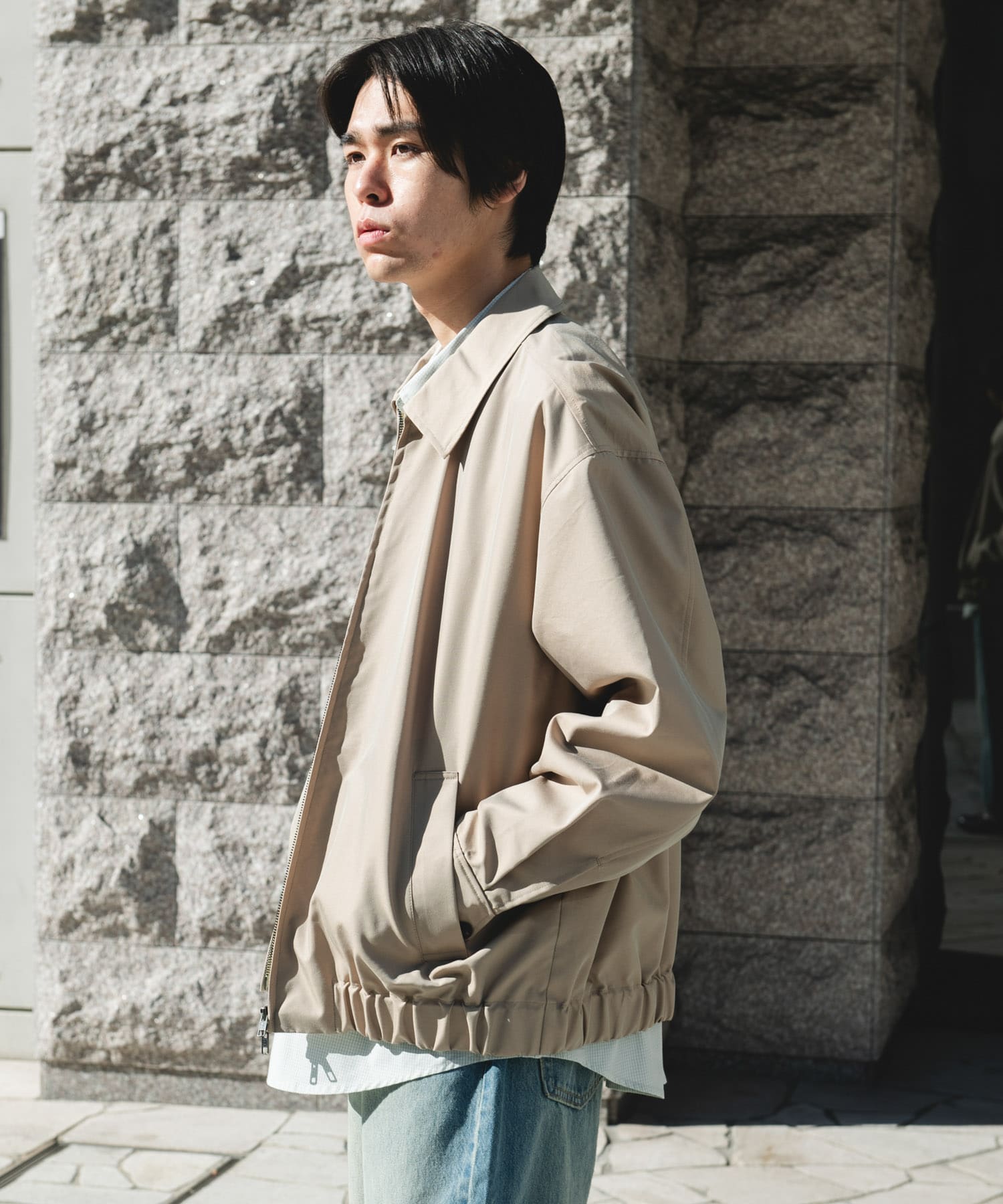 ヘムシャーリング フルジップ ブルゾン(M BEIGE): アウター｜URBAN