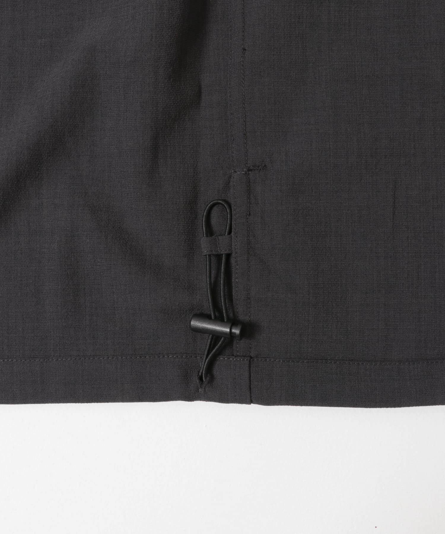 クイックドライ ノーカラーライトブルゾン CHARCOAL M