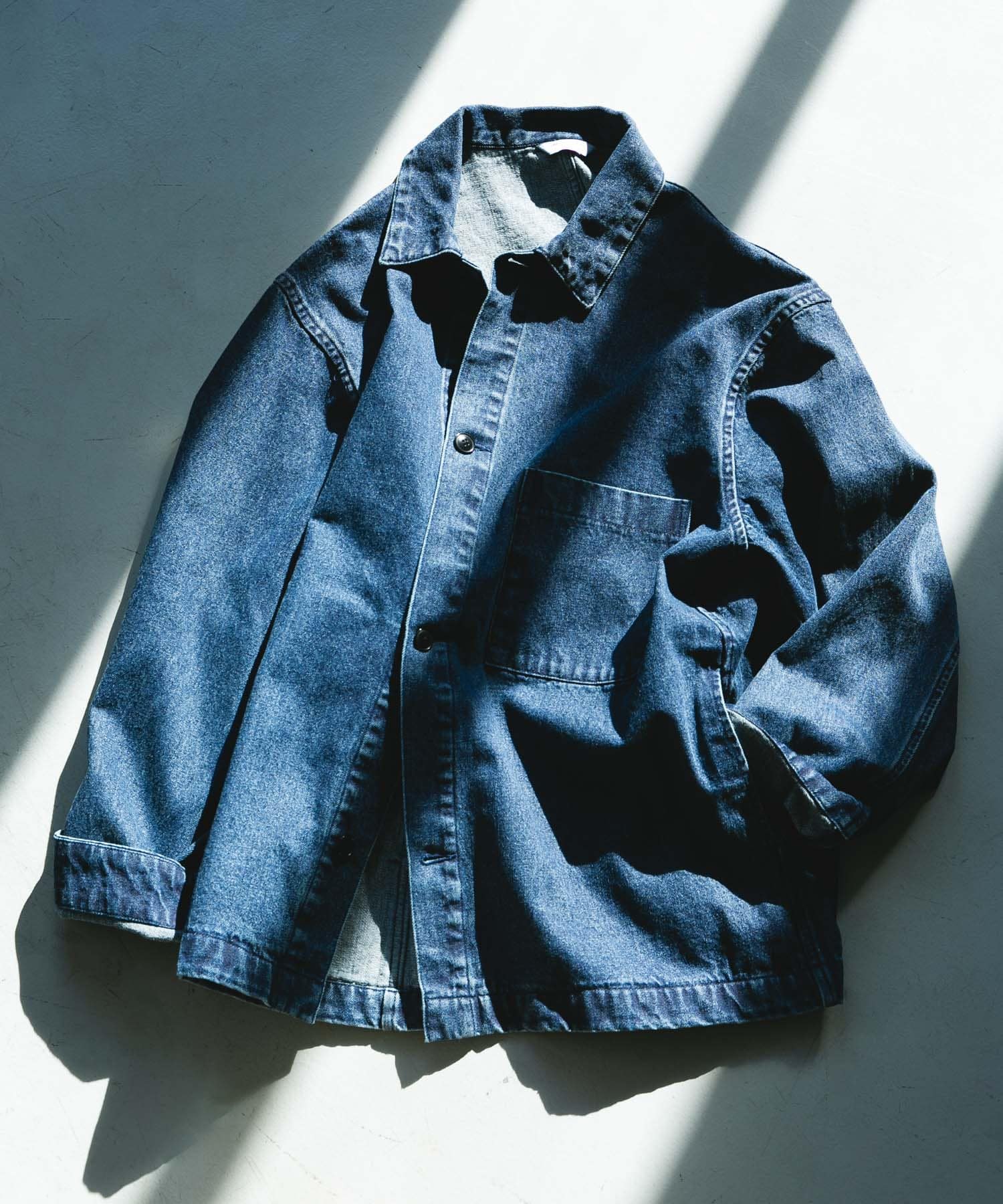 デニムシャツカバーオール