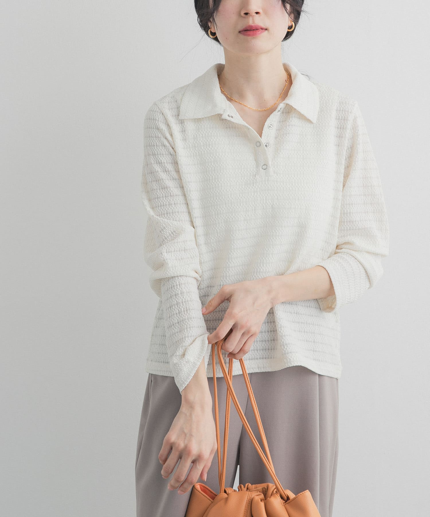 カットレースシャツ