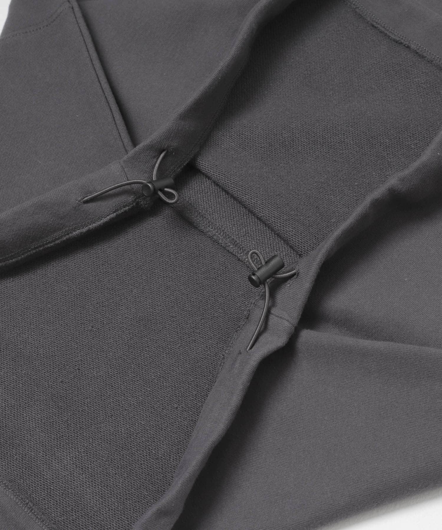 コットンスウェットヘムドロストプルオーバー CHARCOAL Free