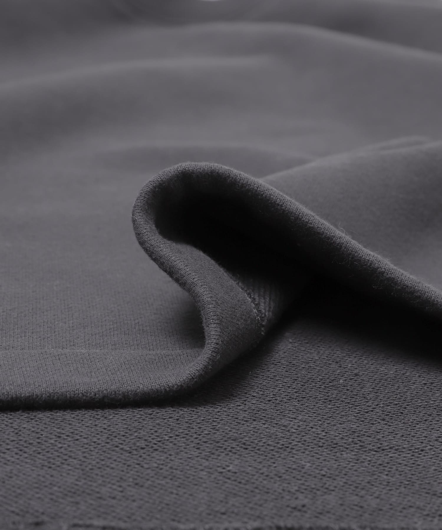 コットンスウェットヘムドロストプルオーバー CHARCOAL Free