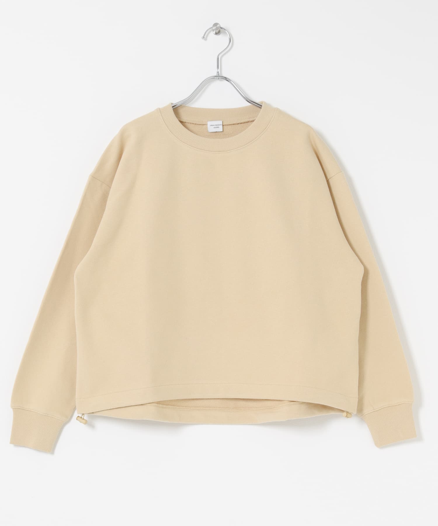 コットンスウェットヘムドロストプルオーバー YELLOW Free