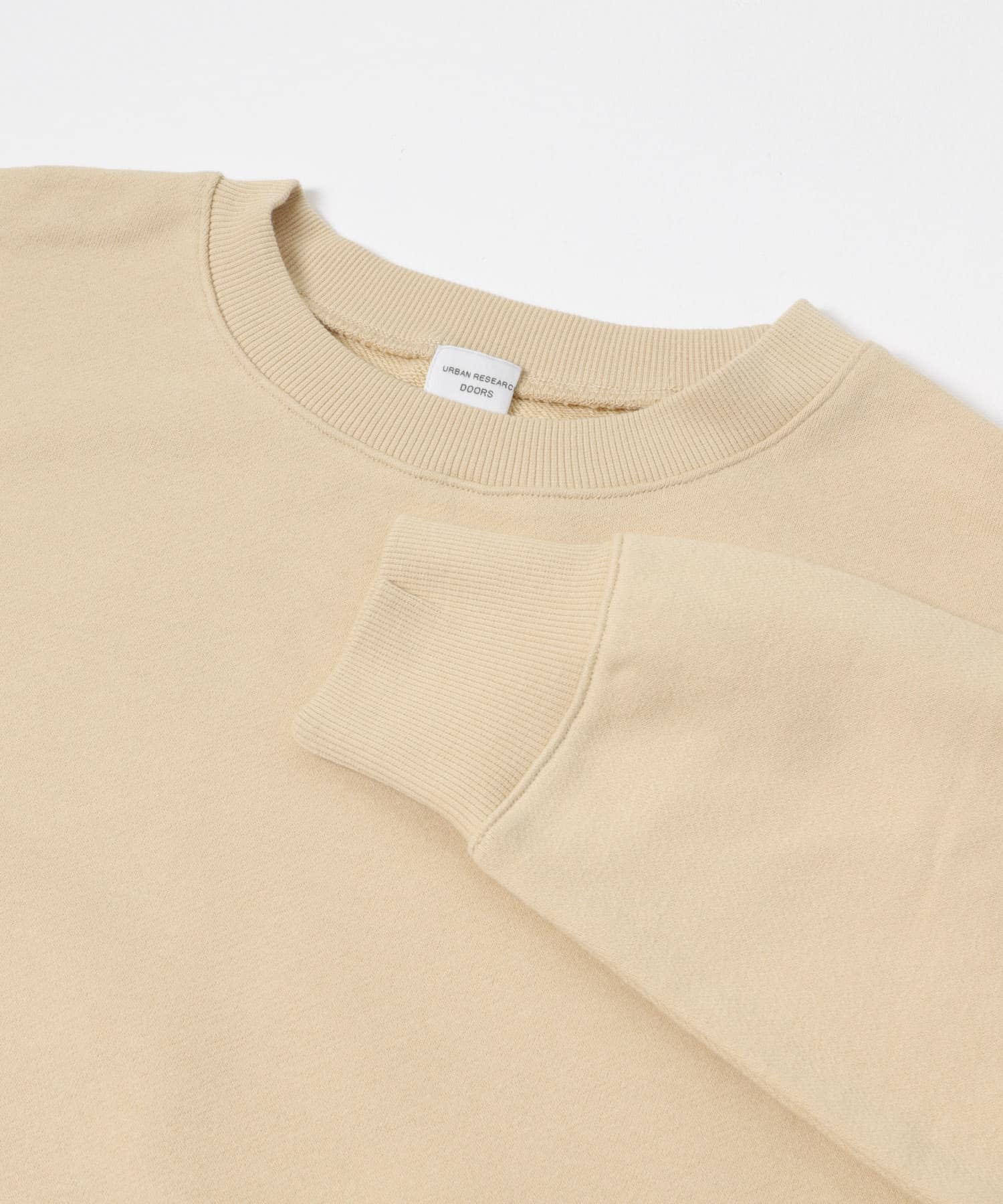 コットンスウェットヘムドロストプルオーバー YELLOW Free