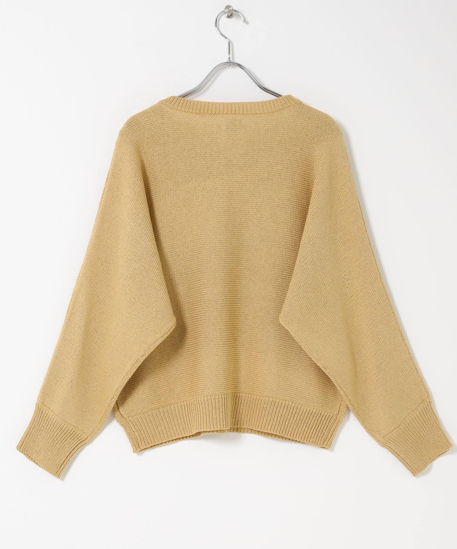 リネン混スラブドルマンニット(Free OFF WHITE): トップス｜URBAN