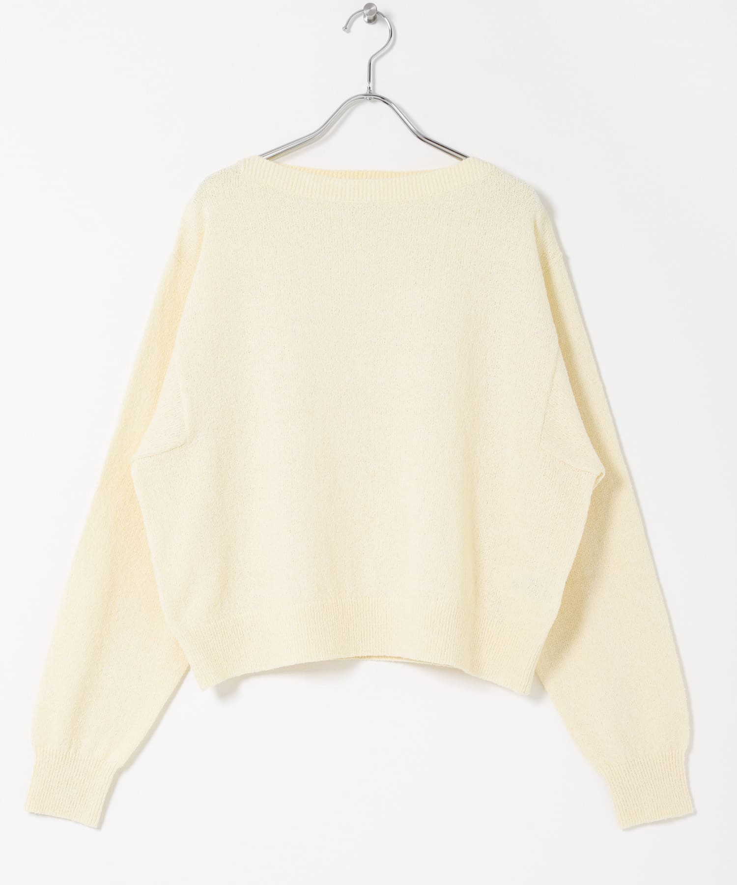 メランジブークレショートKNIT