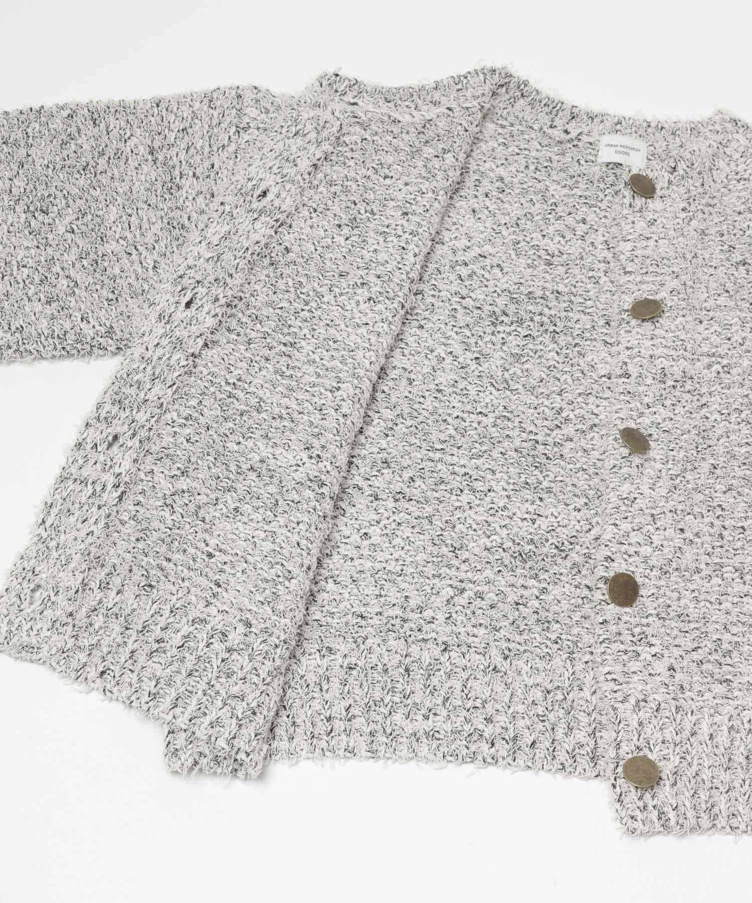 メランジニットカーディガン OFF Free