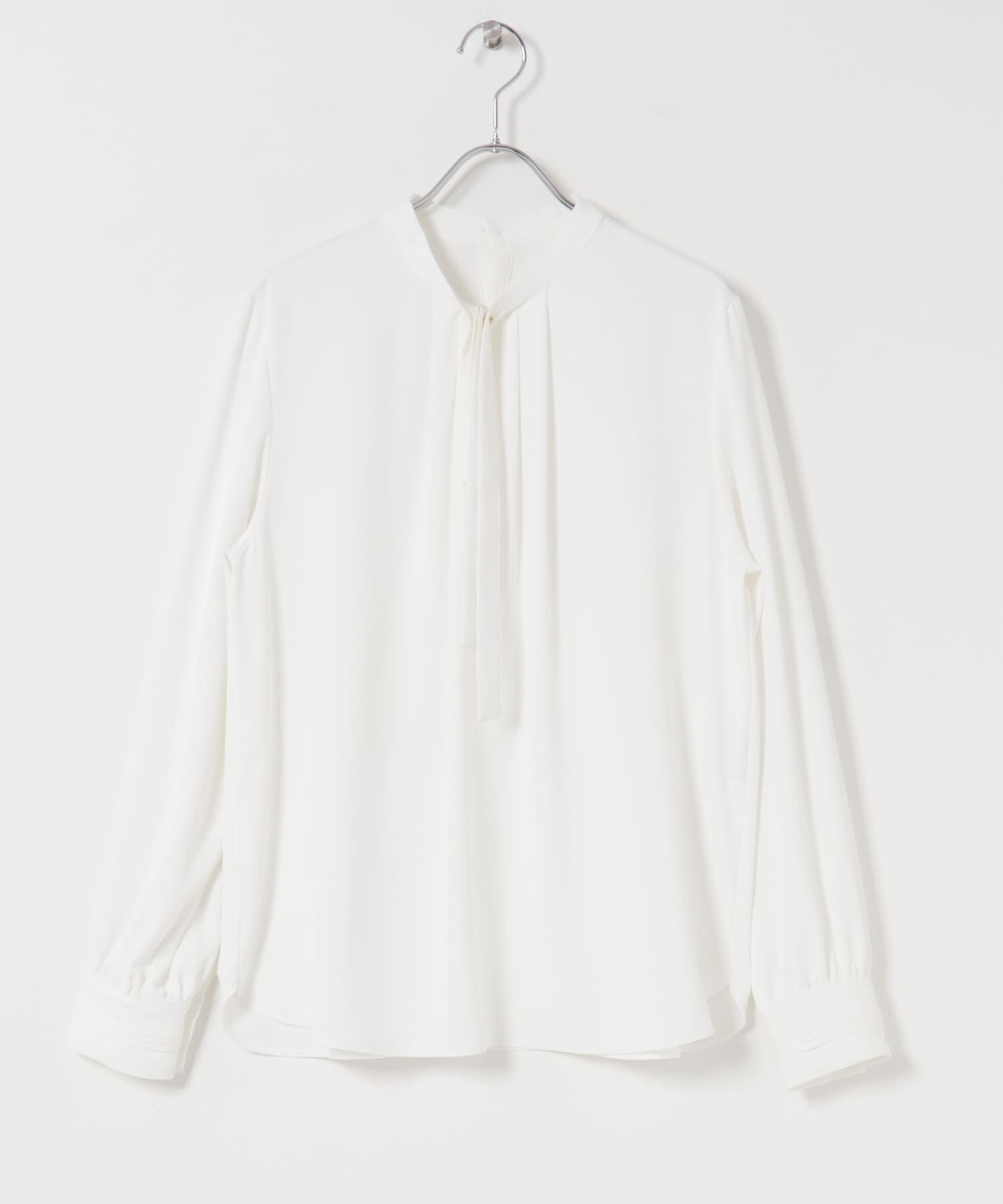 リボンポイントタックブラウス OFF Free