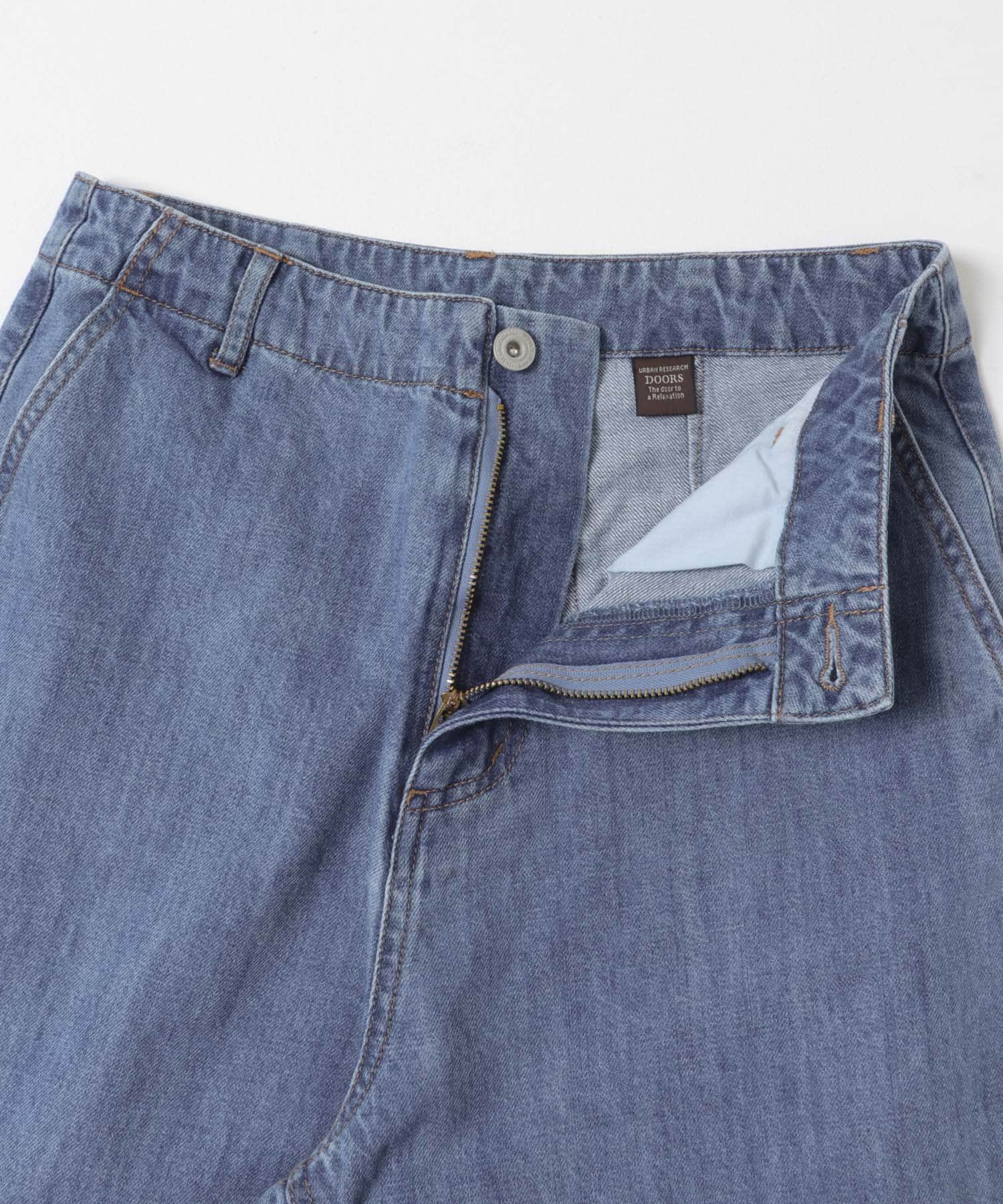 デニムワイドパンツ L.INDIGO S