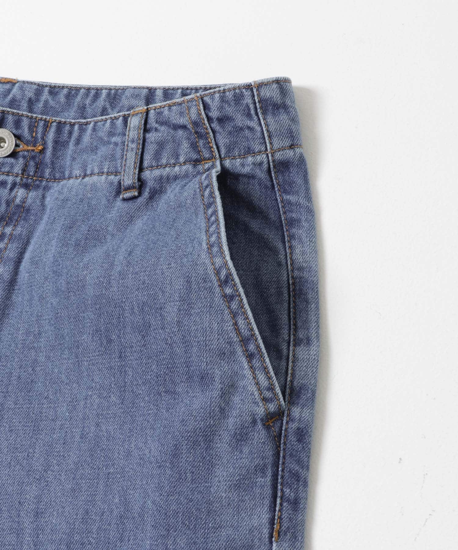 デニムワイドパンツ L.INDIGO S