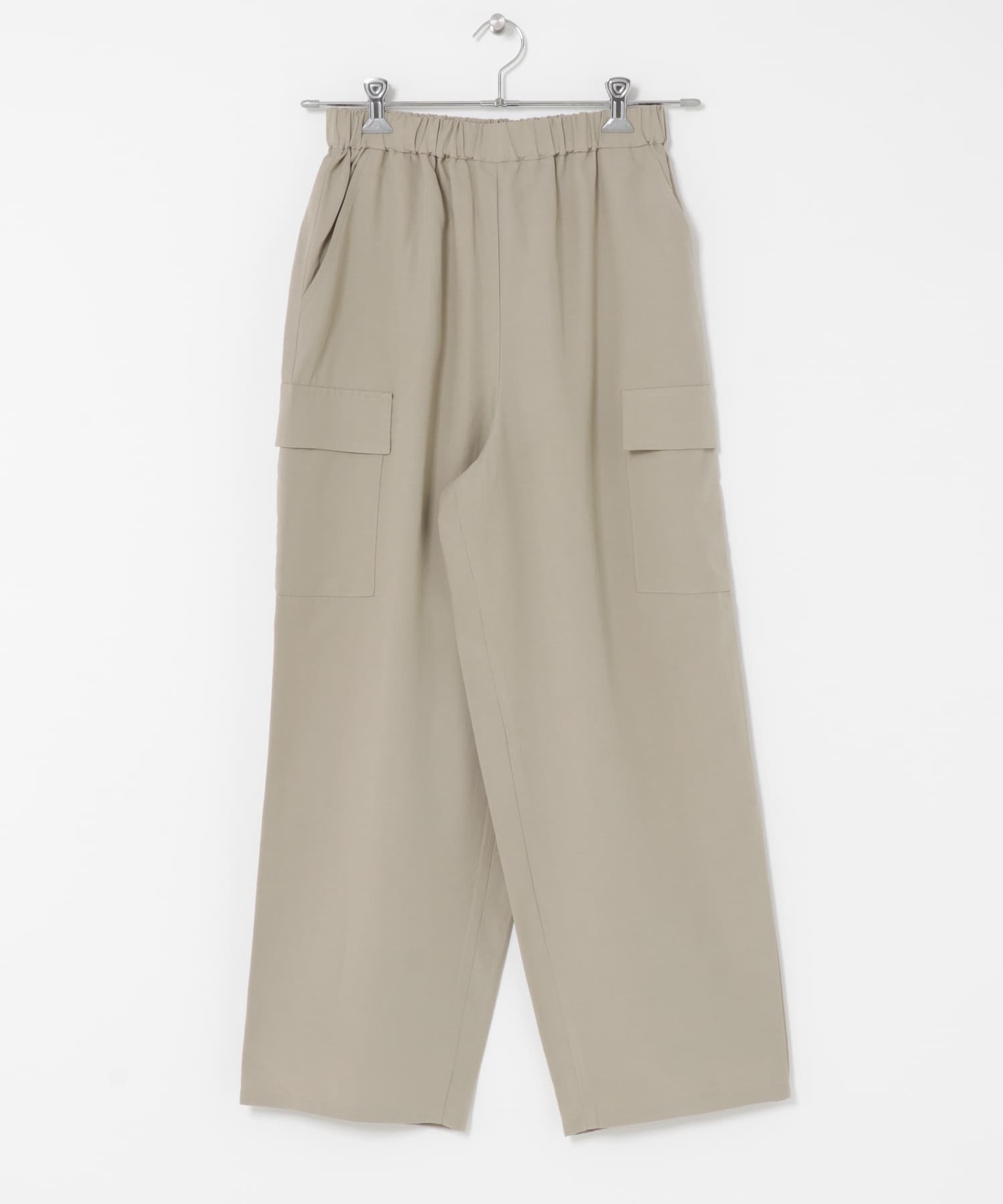 トロミカーゴイージーパンツ GREIGE S