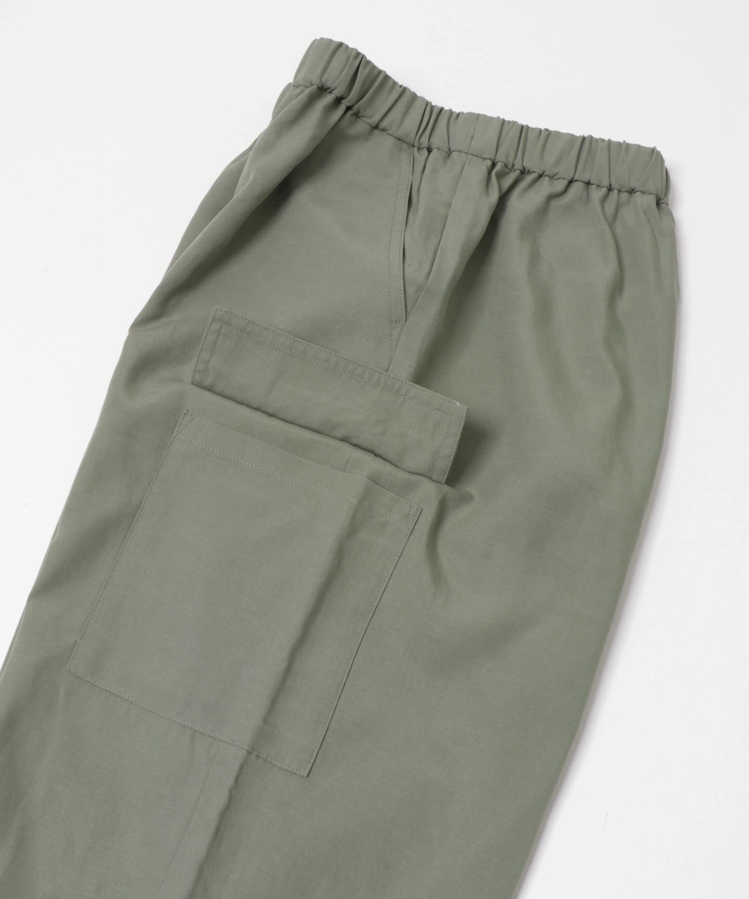 トロミカーゴイージーパンツ KHAKI S