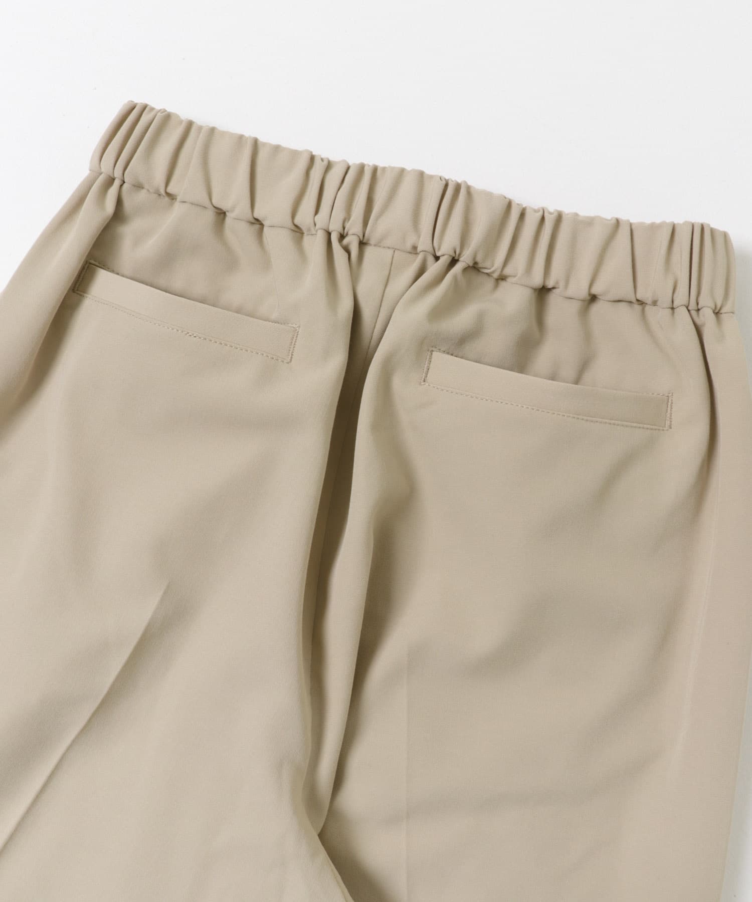 ストレッチテーパードイージーパンツ L.BEIGE XS