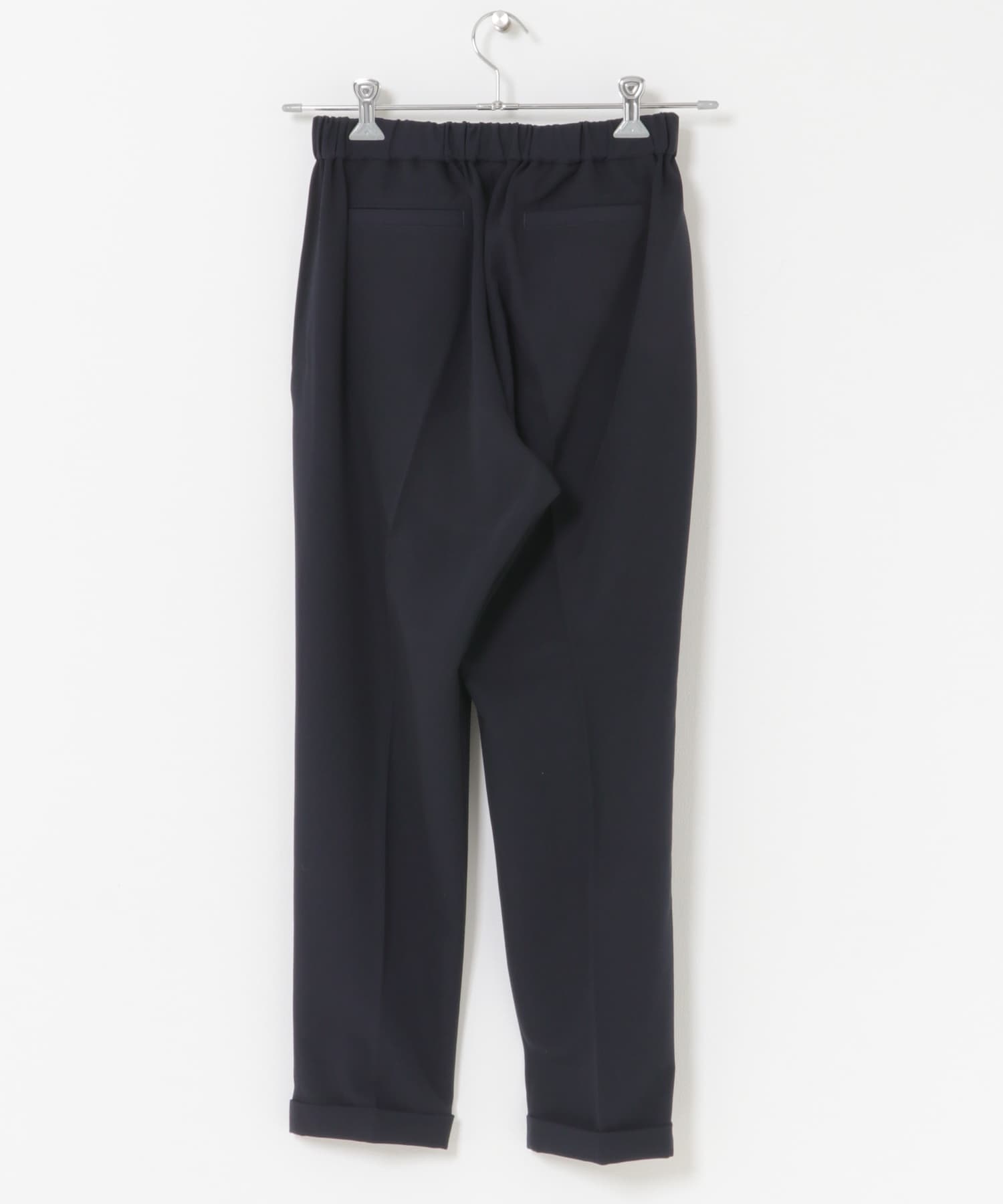 ストレッチテーパードイージーパンツ NAVY XS