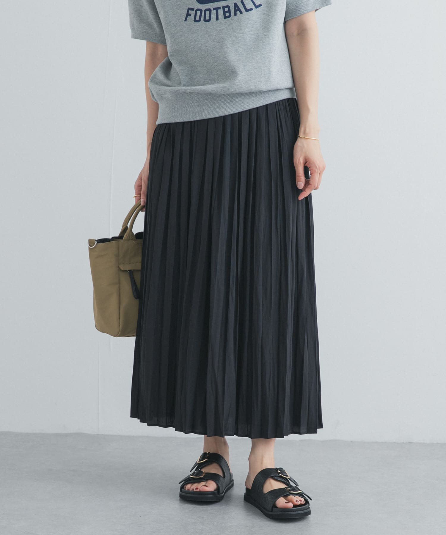 ランダムプリーツスカート