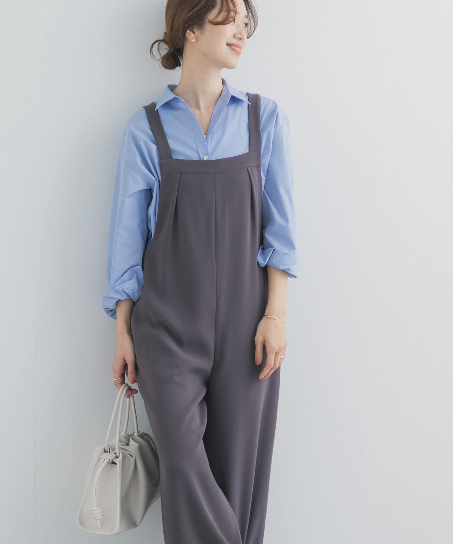 ジョーゼットタックサロペット