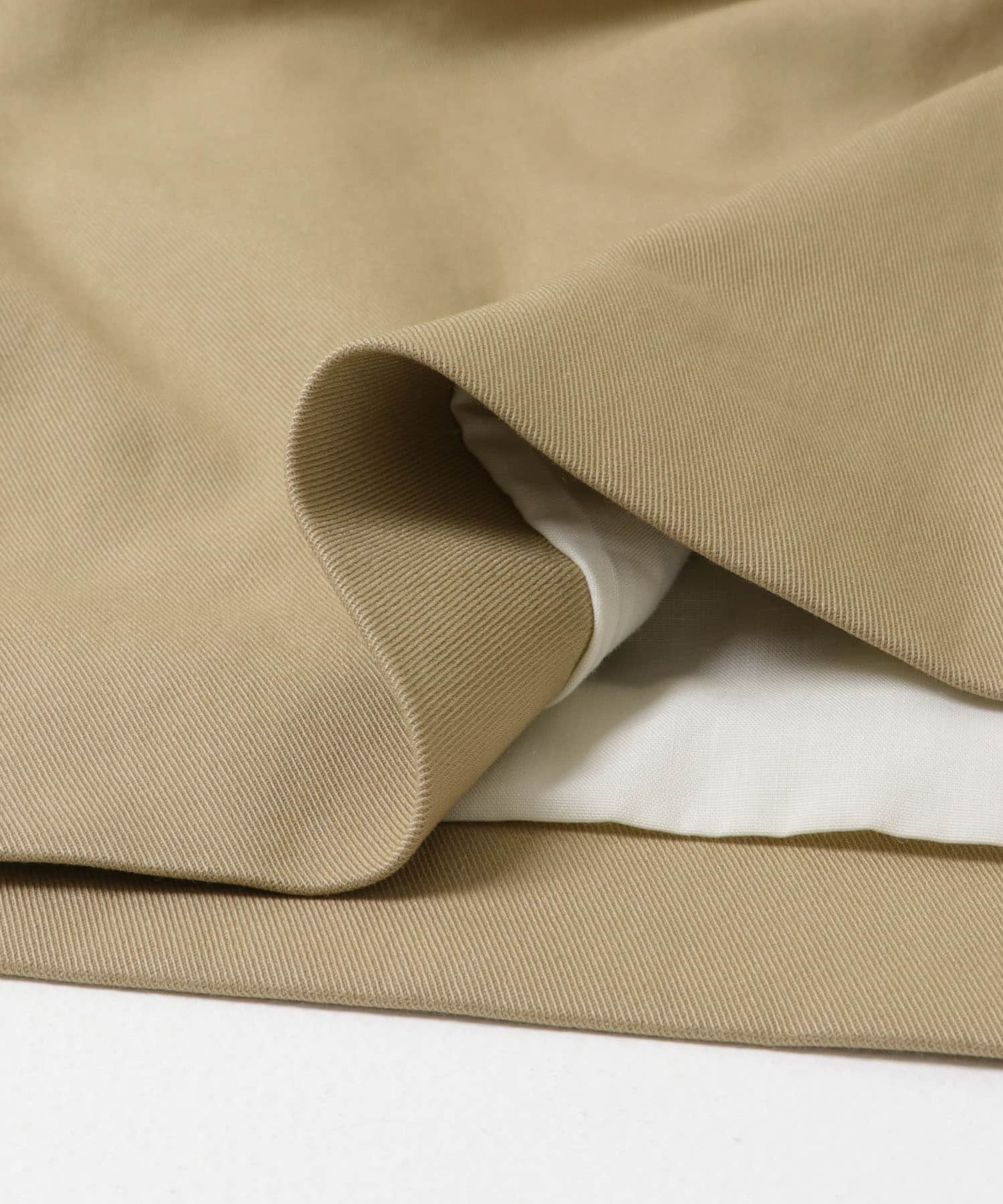 BACKヨークスタンドカラーコート BEIGE Free